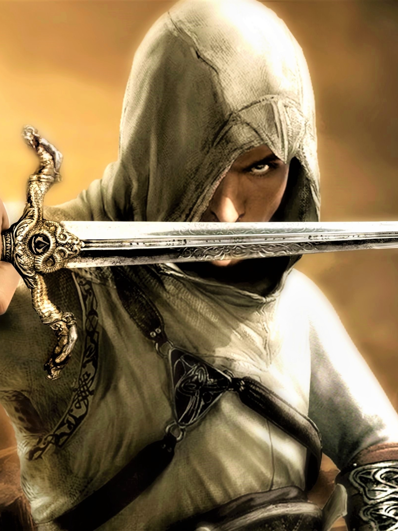 Download mobile wallpaper Assassin's Creed, Fantasy, Warrior, Sword, Video Game for free.