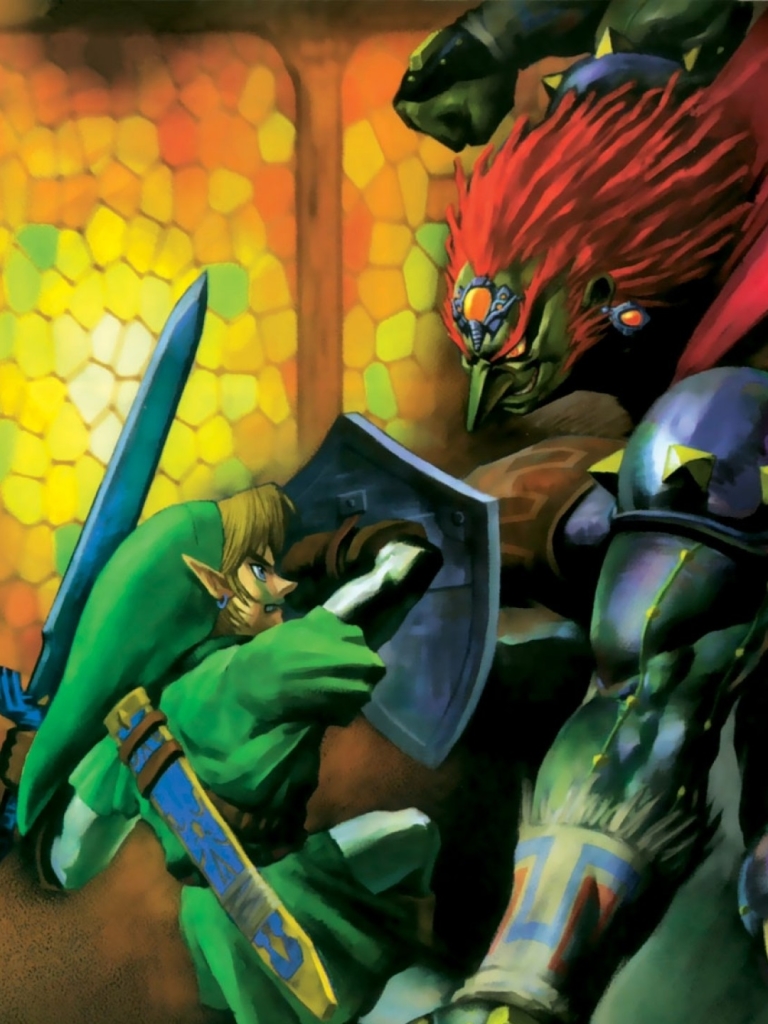 Descarga gratuita de fondo de pantalla para móvil de Enlace, Videojuego, Zelda, Ganondorf, The Legend Of Zelda: Ocarina Of Time.