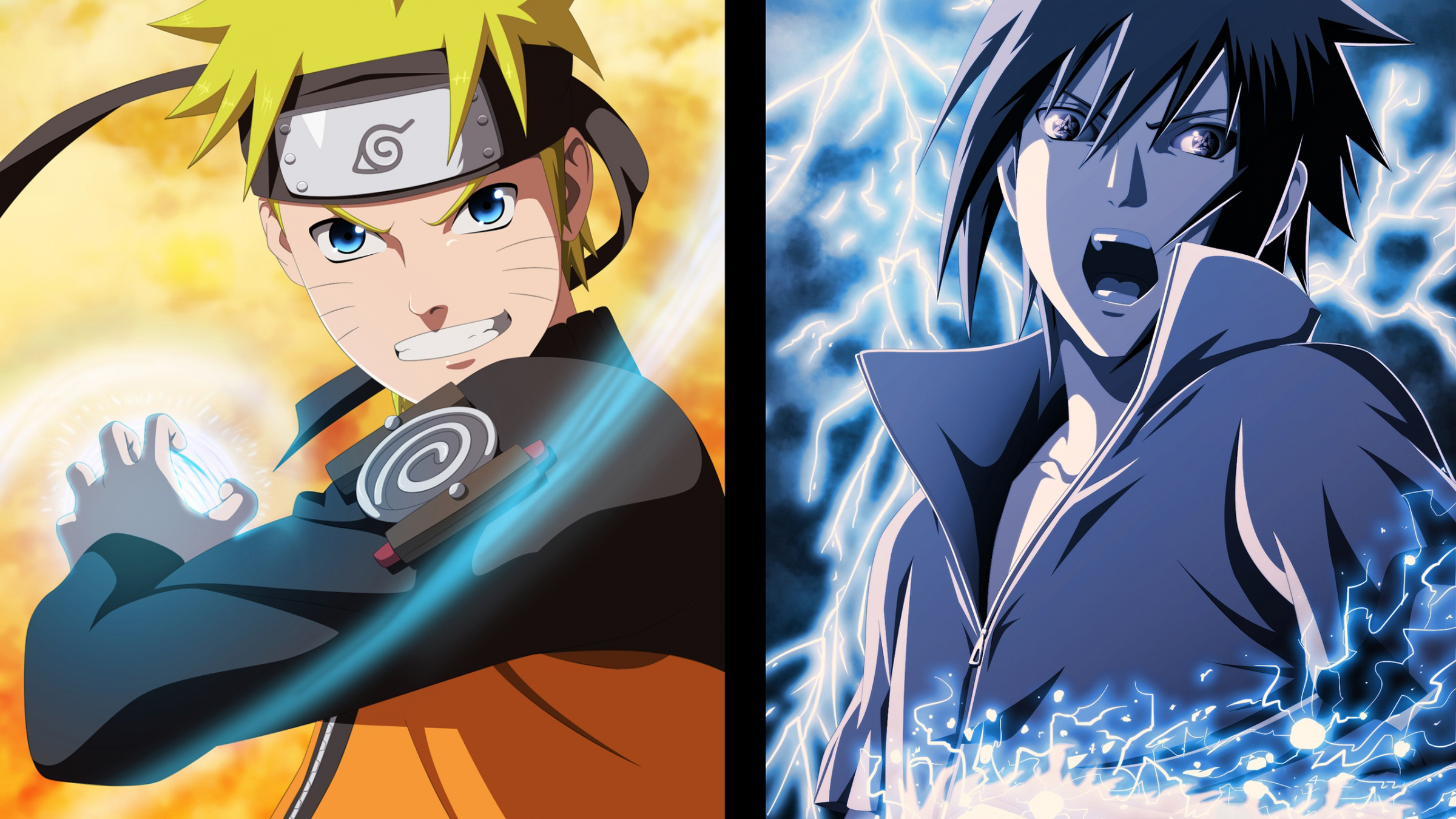 Téléchargez des papiers peints mobile Animé, Naruto, Naruto Uzumaki, Sasuke Uchiwa gratuitement.