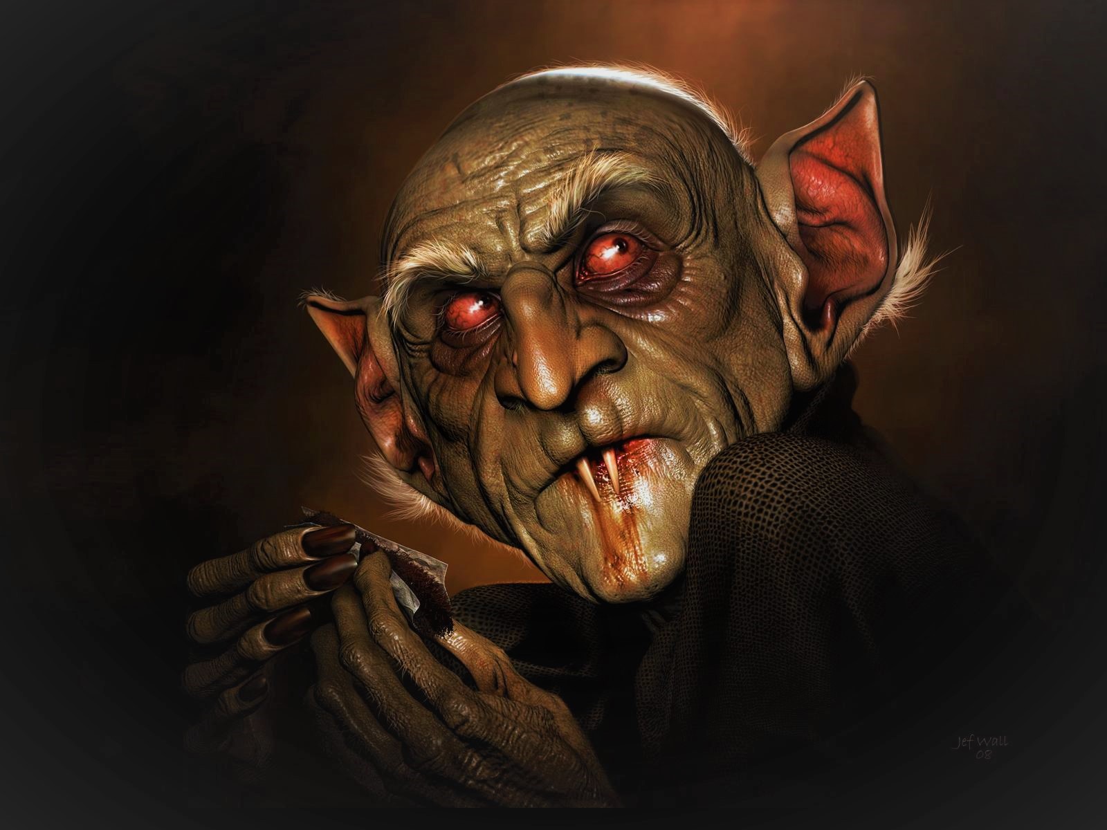 Free download wallpaper Dark, Creature, Creepy, Monster, Vampire on your PC desktop