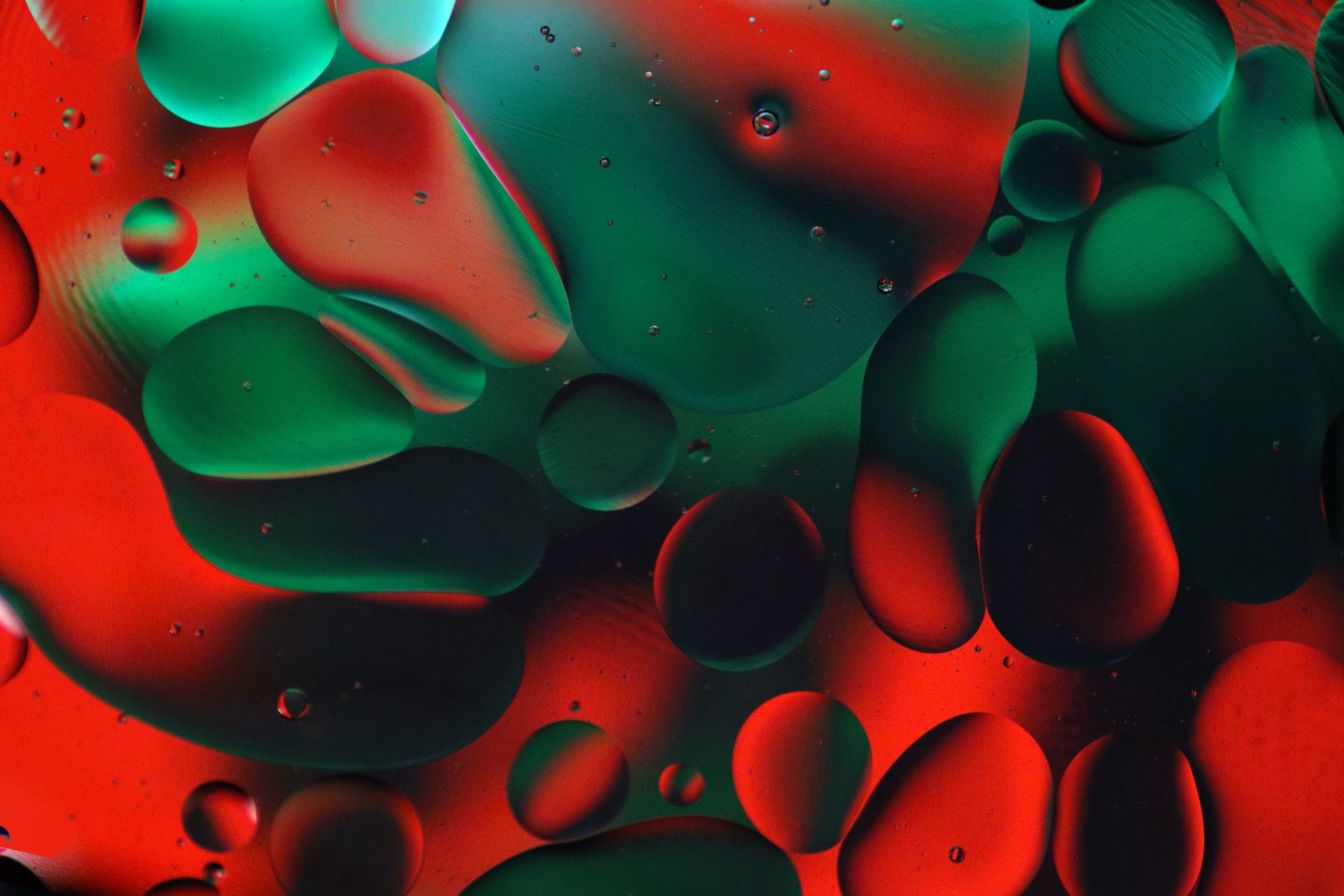 Download mobile wallpaper Water, Abstract, Bubbles, Form, Forms, Gradient for free.