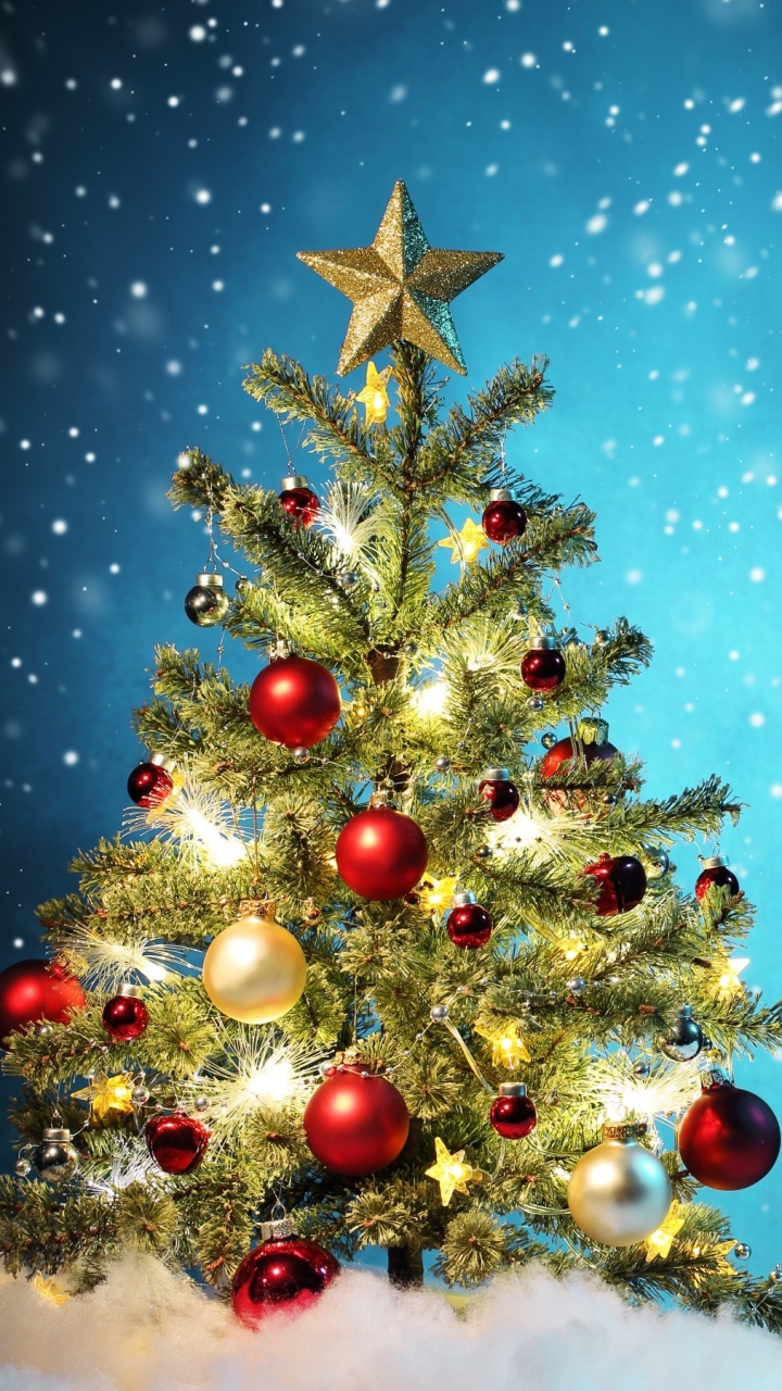 Download mobile wallpaper Christmas, Holiday, Christmas Tree, Christmas Ornaments for free.