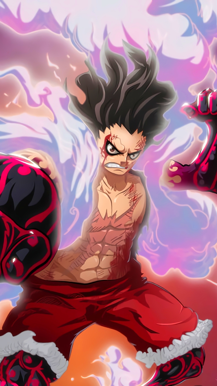 gear fourth, anime, one piece, monkey d luffy, angry Full HD