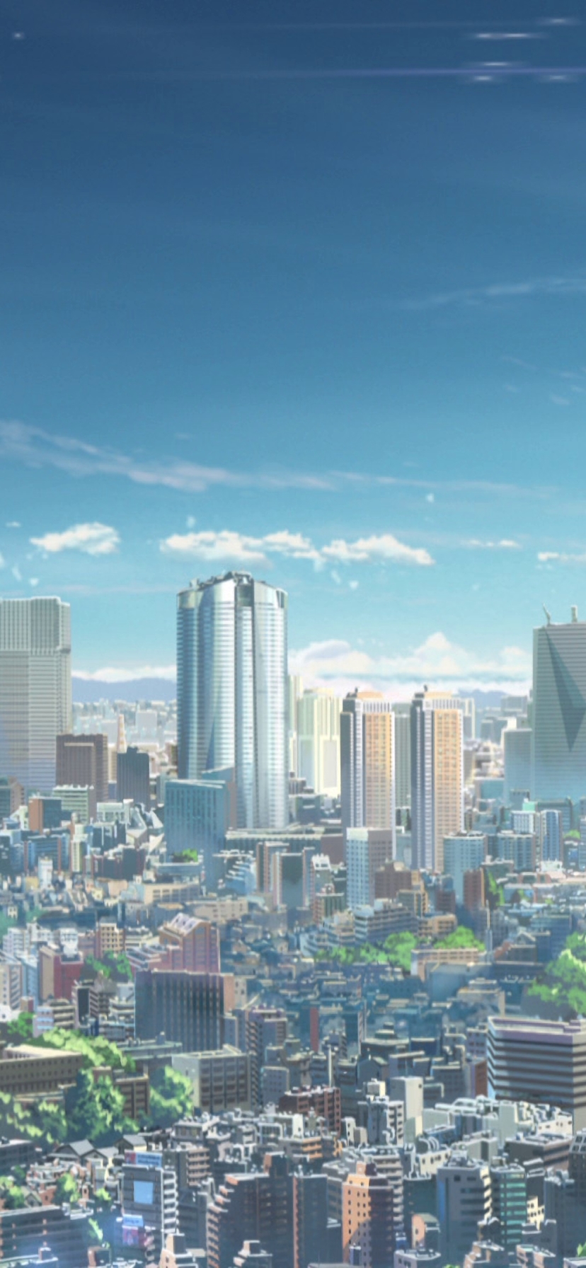 Download mobile wallpaper Anime, Sky, Tokyo, Skyline, Tokyo Tower, Your Name, Kimi No Na Wa for free.
