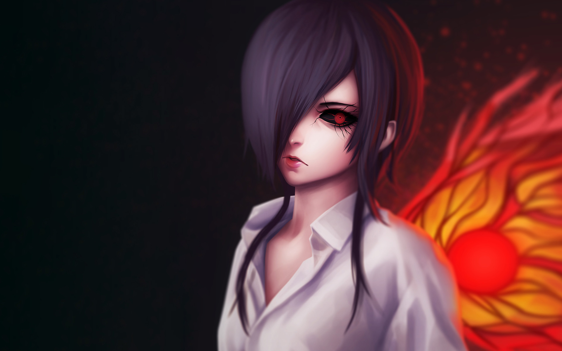 Laden Sie das Animes, Tokyo Ghoul, Touka Kirishima-Bild kostenlos auf Ihren PC-Desktop herunter