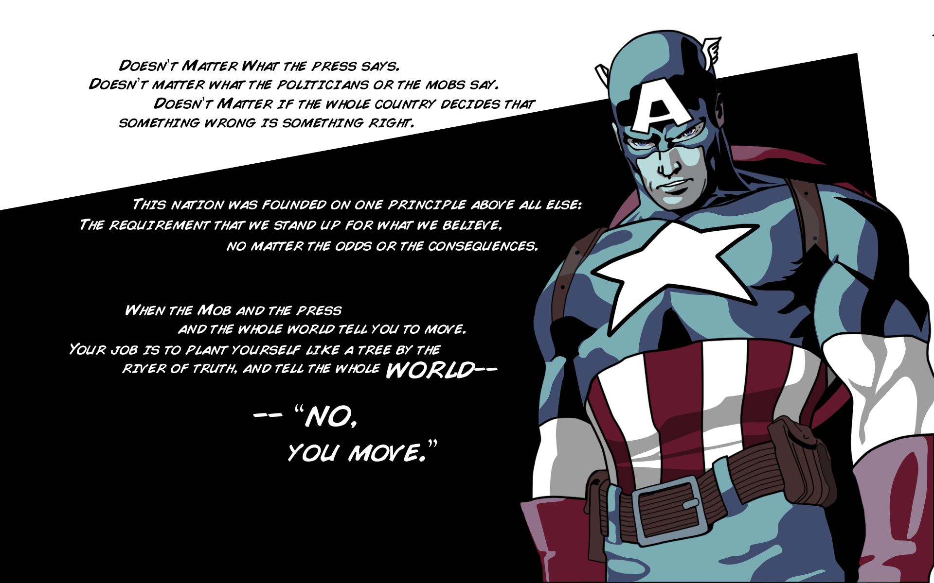 Download mobile wallpaper Captain America, Quote, Comics, Civil War for free.