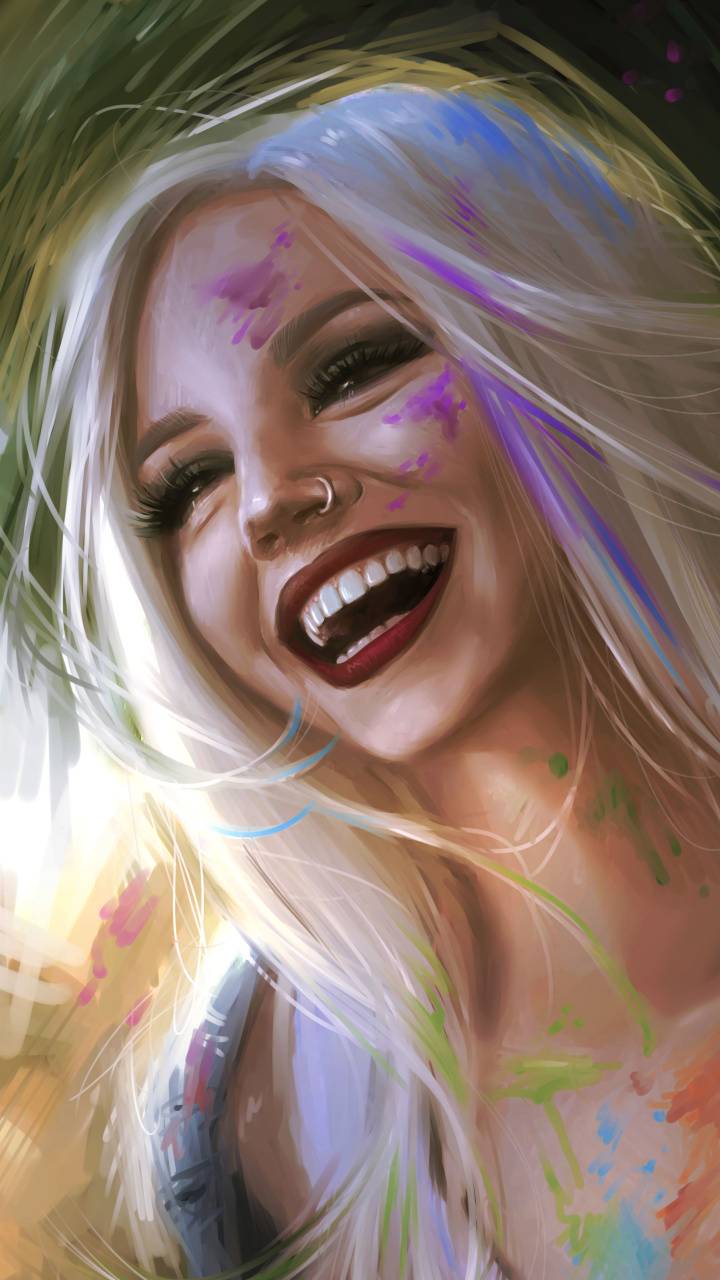 Download mobile wallpaper Smile, Women for free.