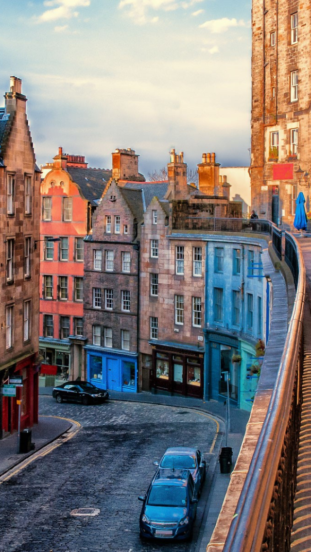 Handy-Wallpaper Städte, Architektur, Stadt, Gebäude, Haus, Edinburgh, Vereinigtes Königreich, Die Architektur, Menschengemacht, Großstadt kostenlos herunterladen.