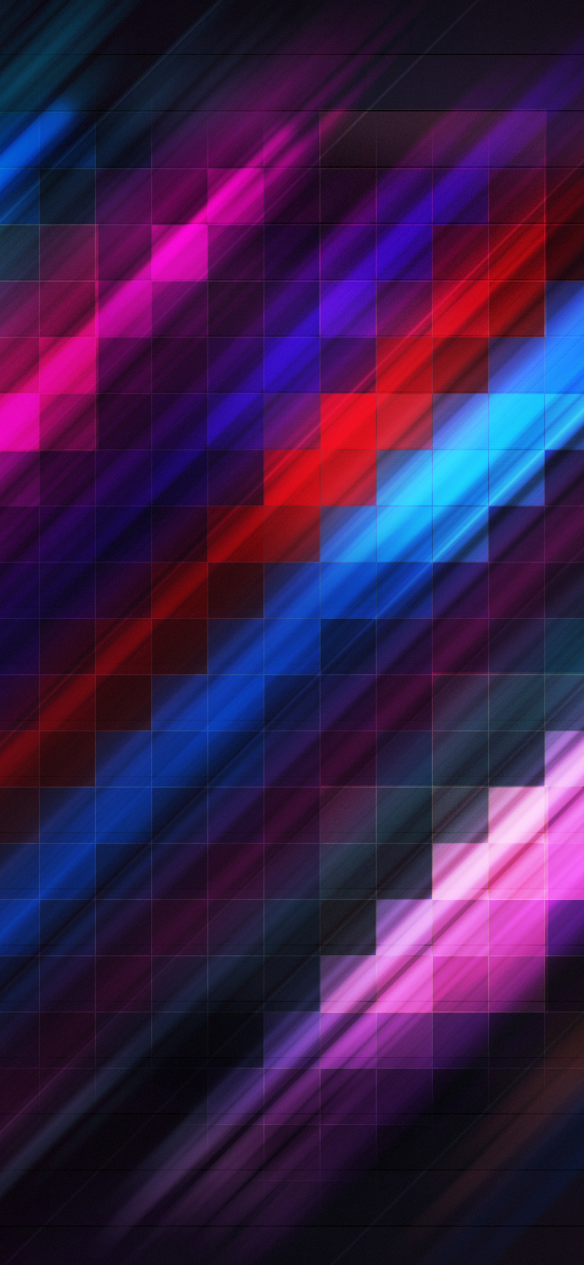 Download mobile wallpaper Grid, Colors, Square, Artistic, Geometry for free.