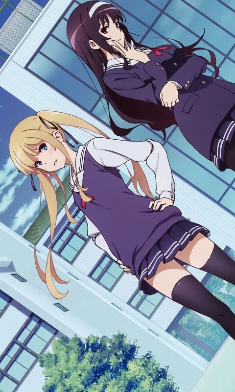 Download mobile wallpaper Anime, Saekano: How To Raise A Boring Girlfriend, Megumi Katō, Eriri Spencer Sawamura, Utaha Kasumigaoka for free.