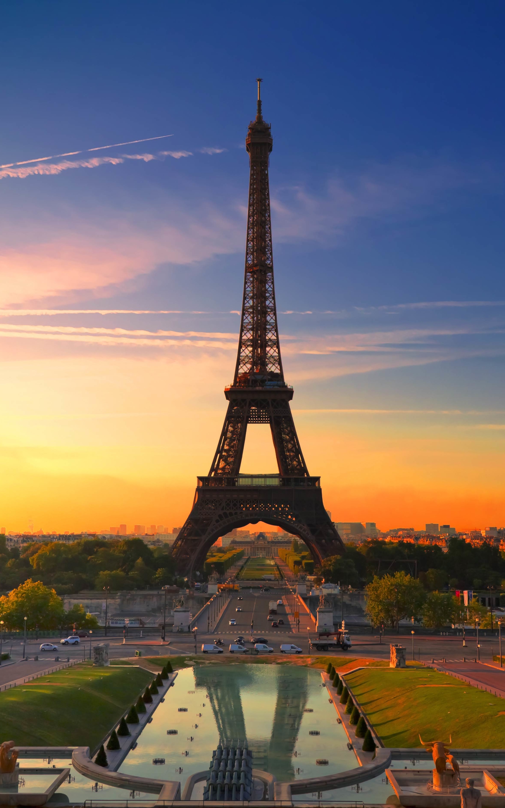 Descarga gratuita de fondo de pantalla para móvil de París, Torre Eiffel, Monumentos, Francia, Monumento, Hecho Por El Hombre.