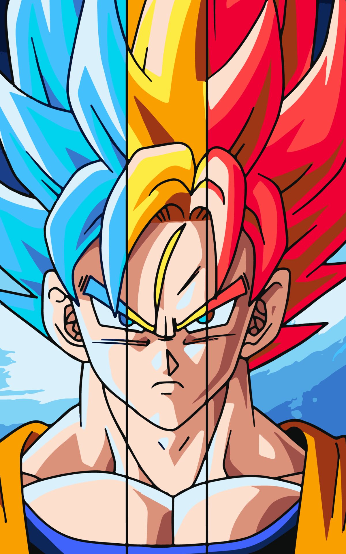 Download mobile wallpaper Anime, Dragon Ball, Goku, Super Saiyan, Dragon Ball Super for free.