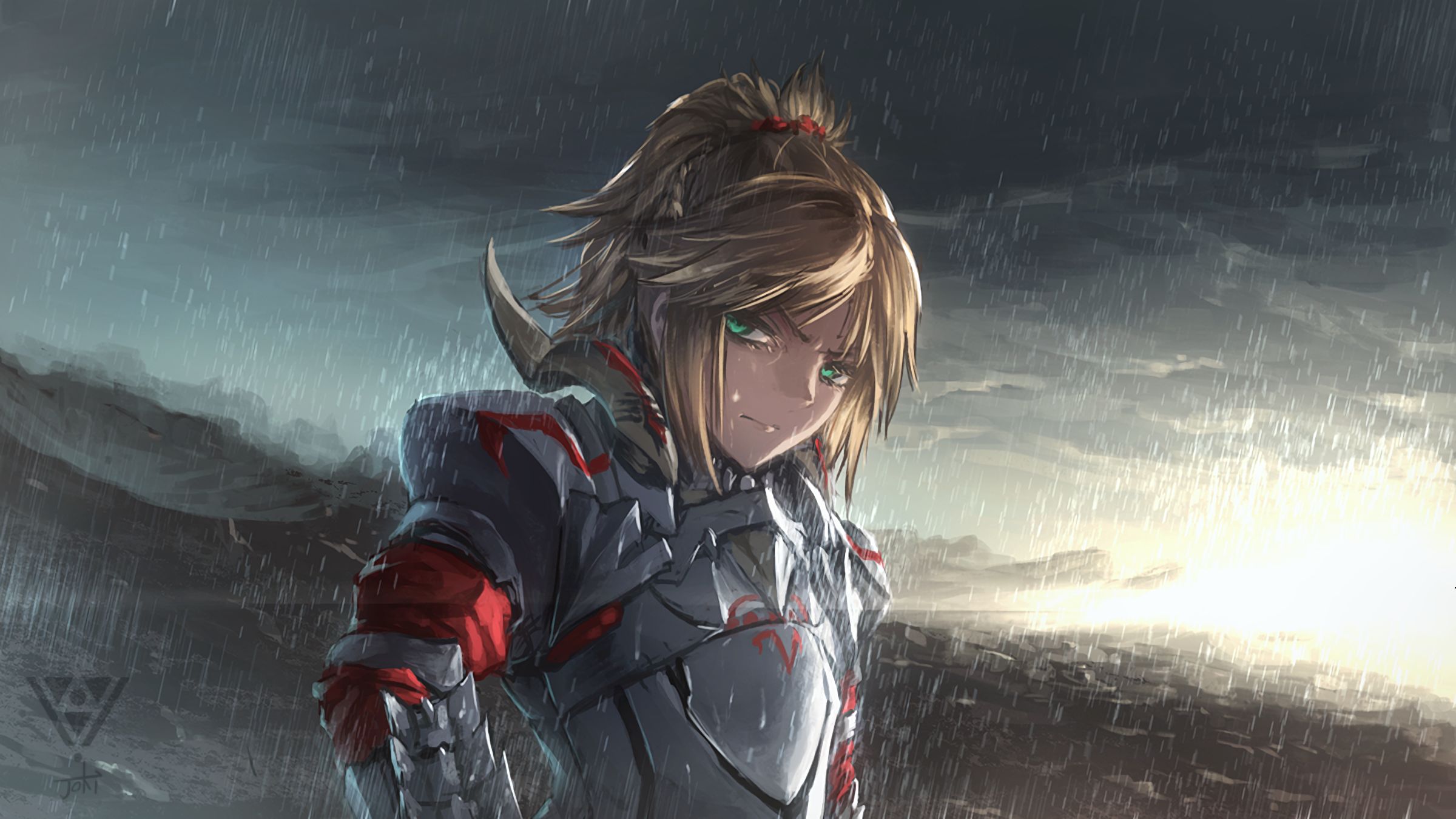 mordred (fate/apocrypha), anime, fate/apocrypha, long hair, fate series
