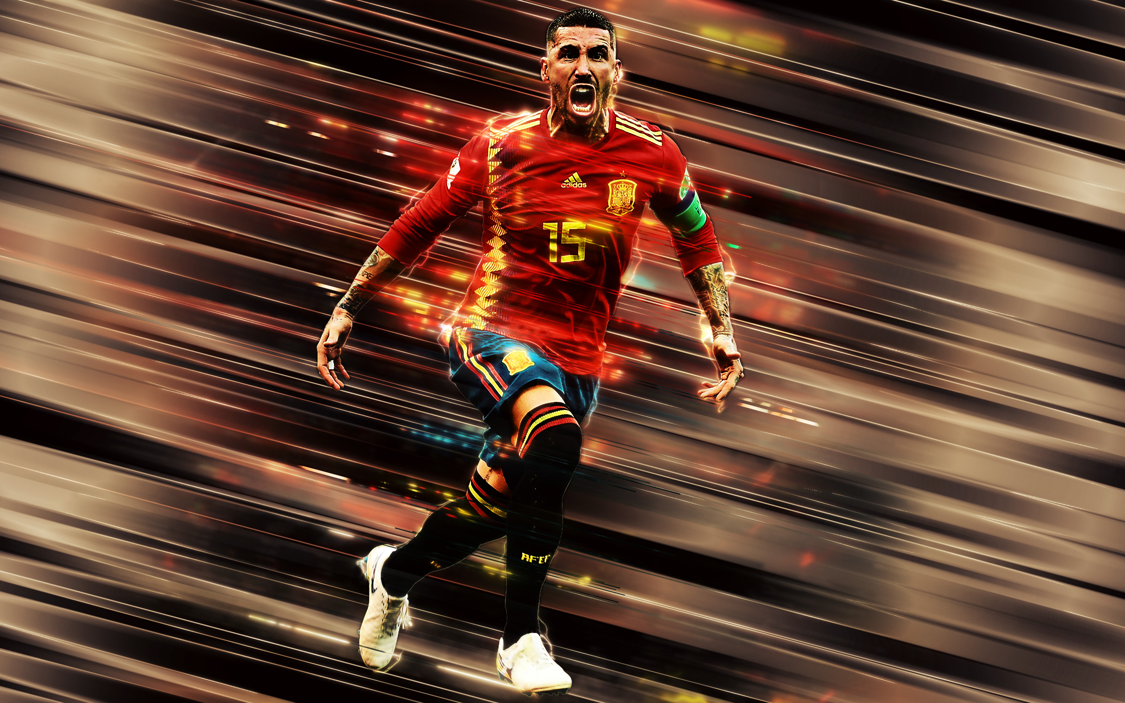 Free download wallpaper Sports, Sergio Ramos, Soccer, Spanish on your PC desktop