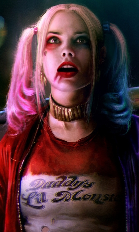 Descarga gratuita de fondo de pantalla para móvil de Películas, Harley Quinn, El Escuadrón Suicida, Margot Robbie.
