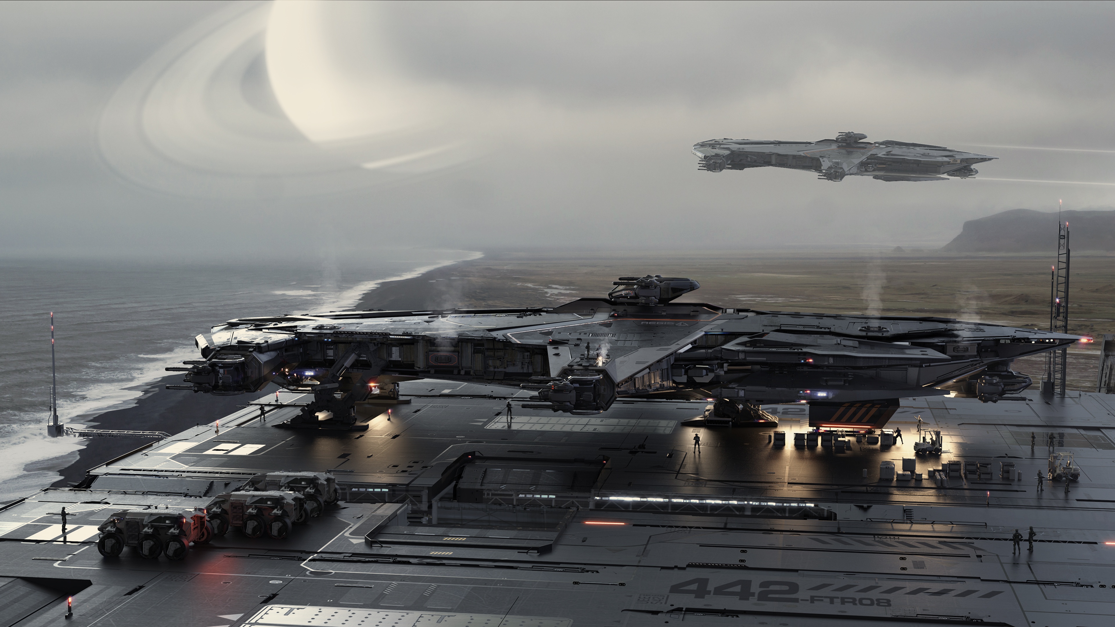 Download mobile wallpaper Spaceship, Video Game, Star Citizen for free.