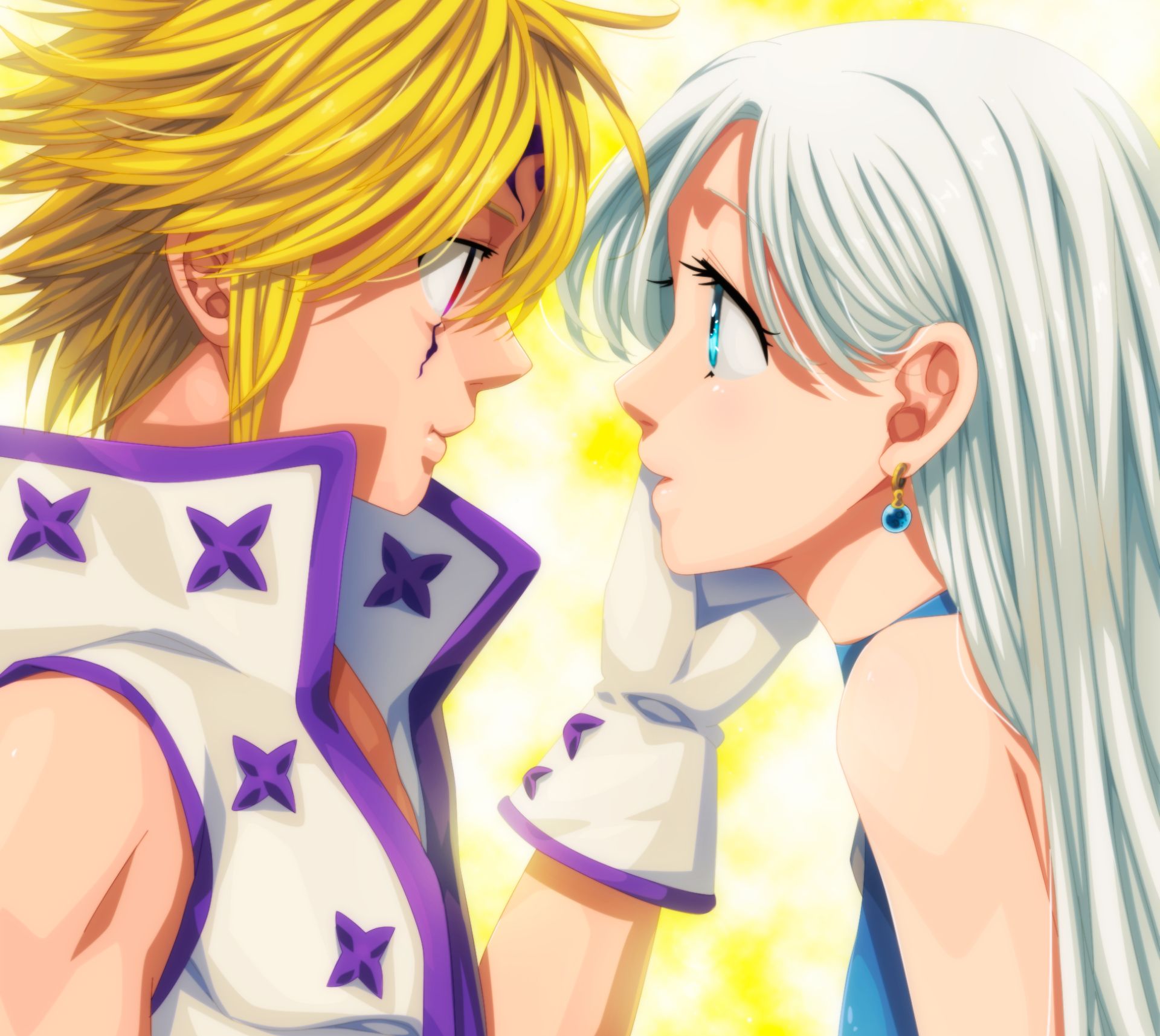Download mobile wallpaper Anime, The Seven Deadly Sins, Meliodas (The Seven Deadly Sins), Elizabeth Liones for free.