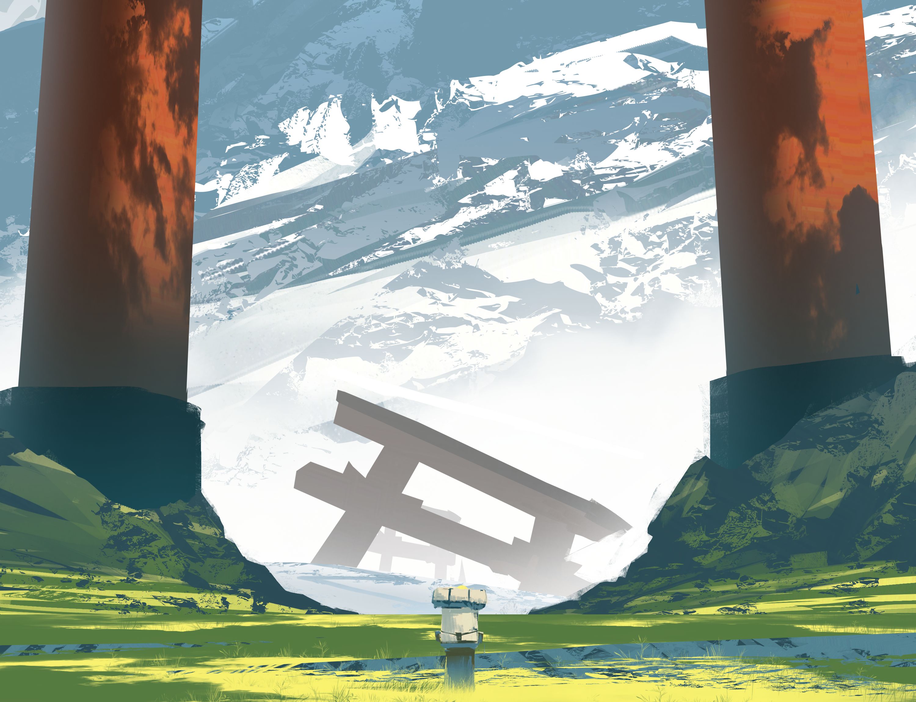 Handy-Wallpaper Landschaft, Original, Animes kostenlos herunterladen.