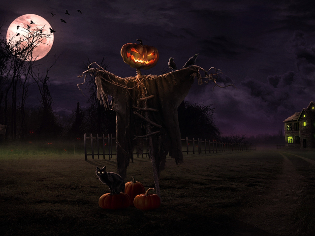Download mobile wallpaper Halloween, Holiday, Scary for free.