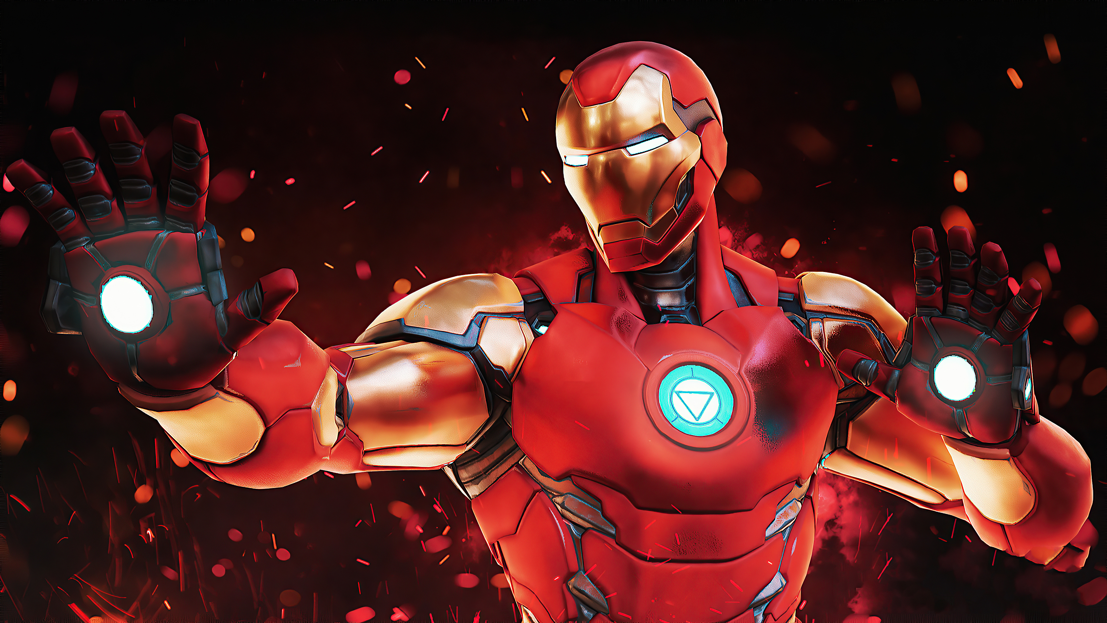 Laden Sie das Computerspiele, Ironman, Fortnite-Bild kostenlos auf Ihren PC-Desktop herunter