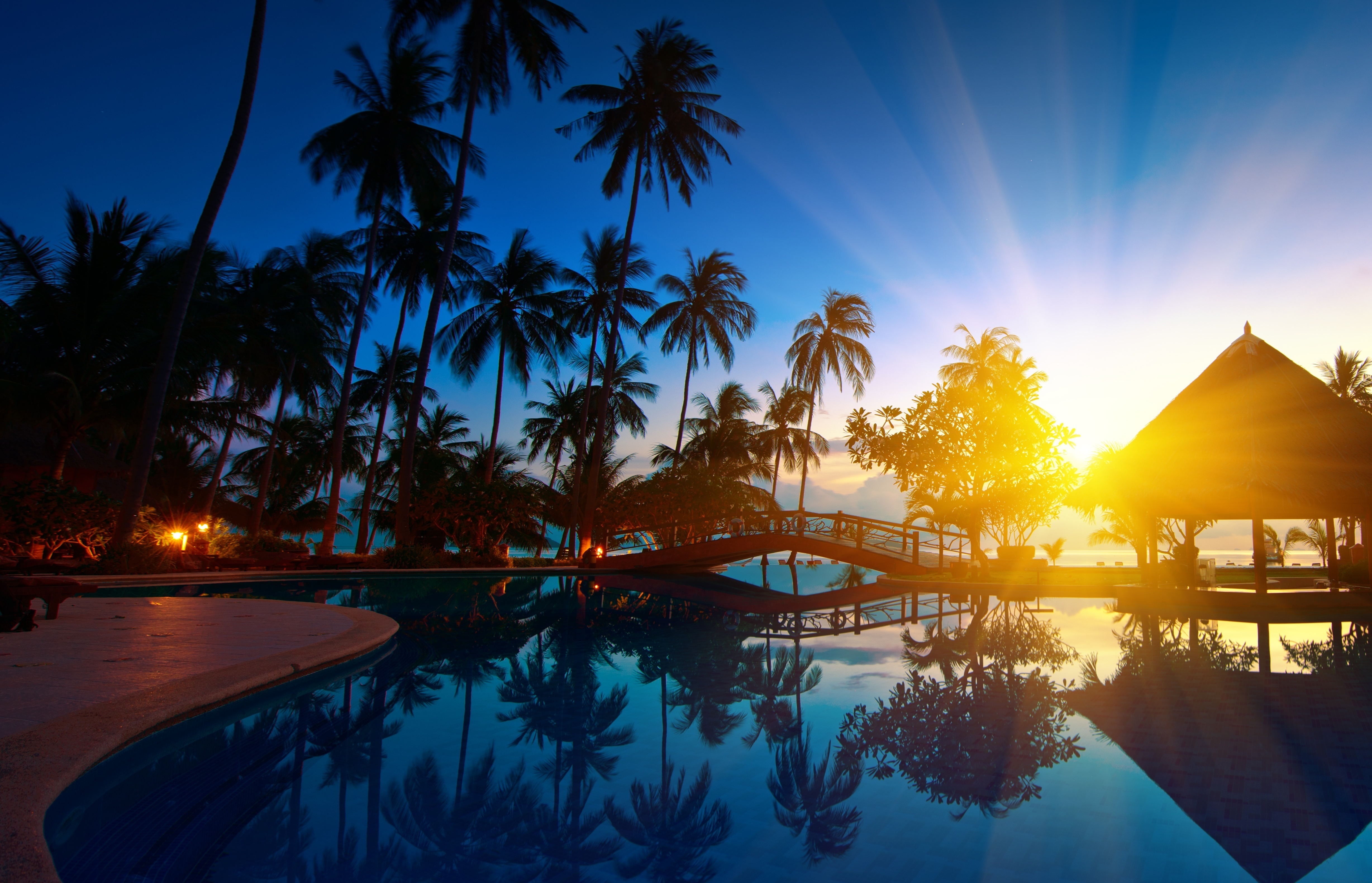 Laden Sie das Tropen, Tropisch, Fotografie, Thailand, Sonnenuntergang-Bild kostenlos auf Ihren PC-Desktop herunter