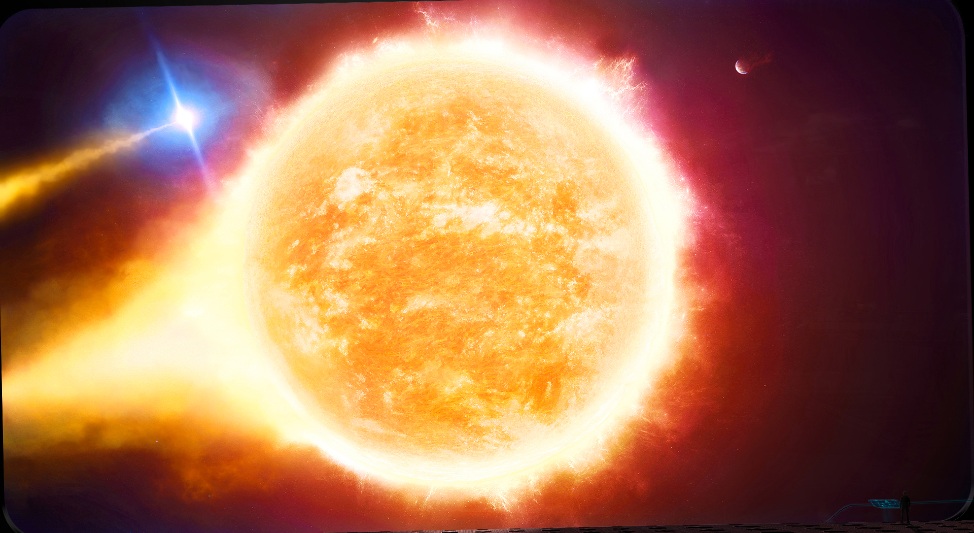 Скачать обои бесплатно Солнце, Научная Фантастика картинка на рабочий стол ПК
