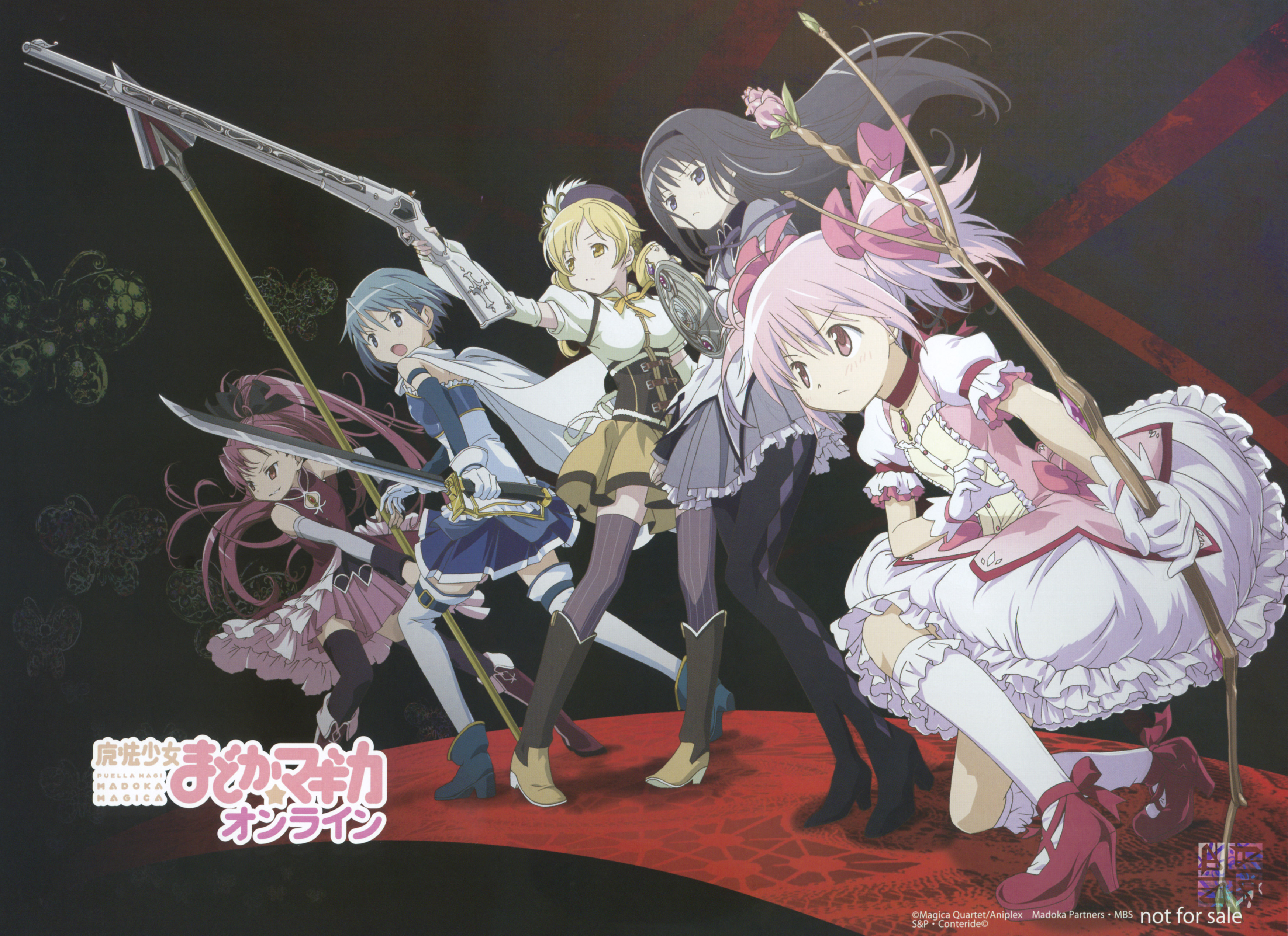 Descarga gratuita de fondo de pantalla para móvil de Animado, Kyōko Sakura, Puella Magi Madoka Magica, Homura Akemi, Madoka Kaname, Mami Tomoe, Sayaka Miki.