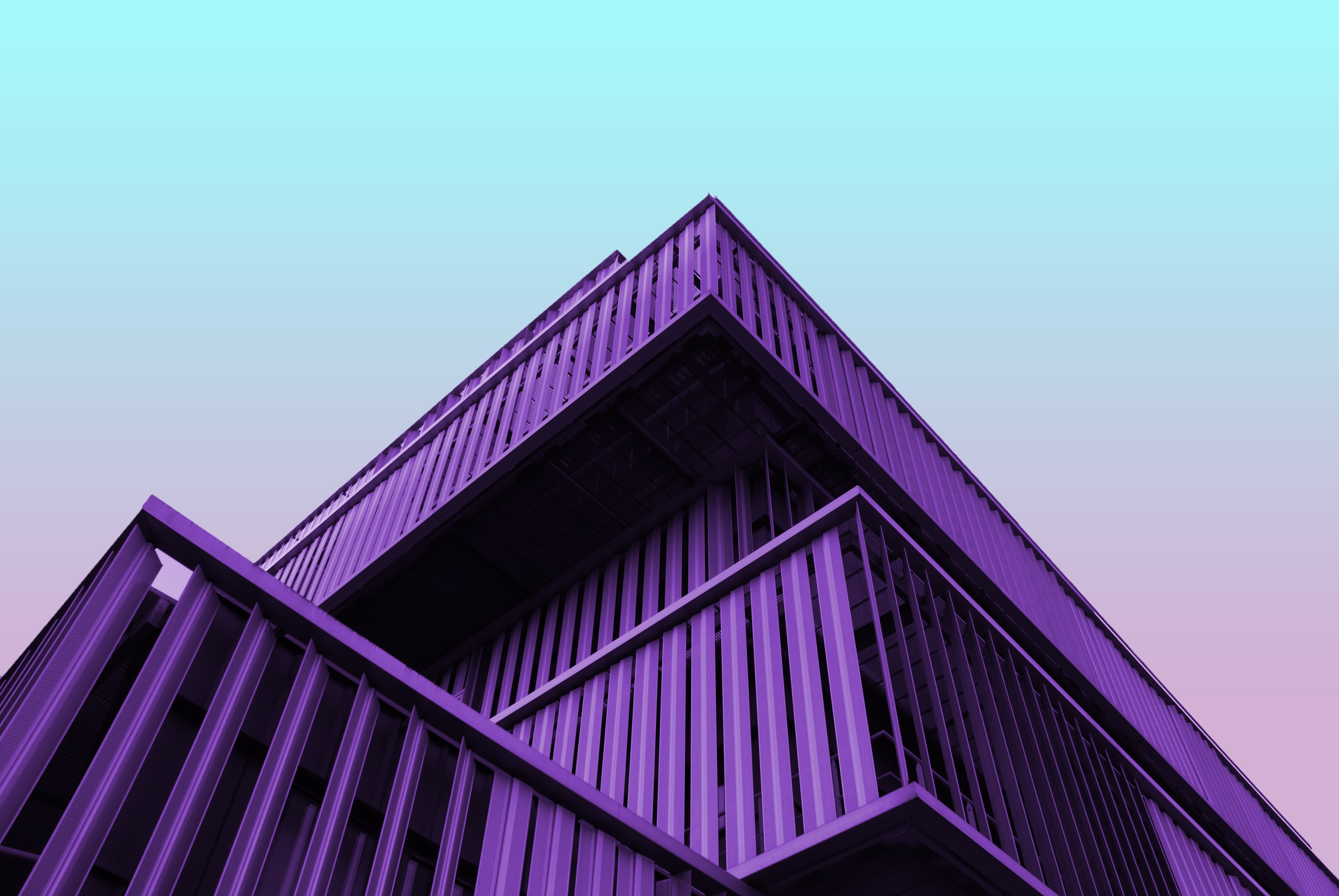 Download mobile wallpaper Building, Purple, Man Made for free.