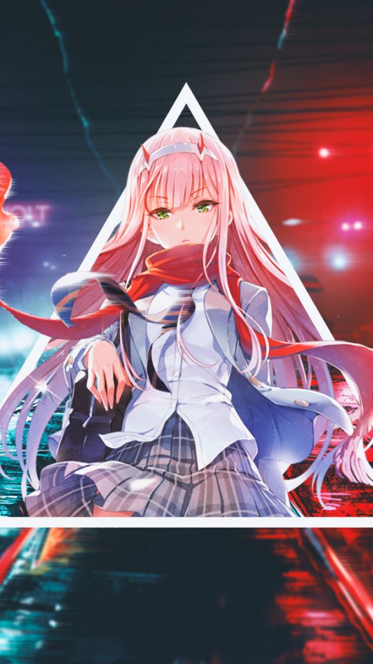 Handy-Wallpaper Animes, Darling In The Franxx, Zero Two (Liebling Im Franxx) kostenlos herunterladen.