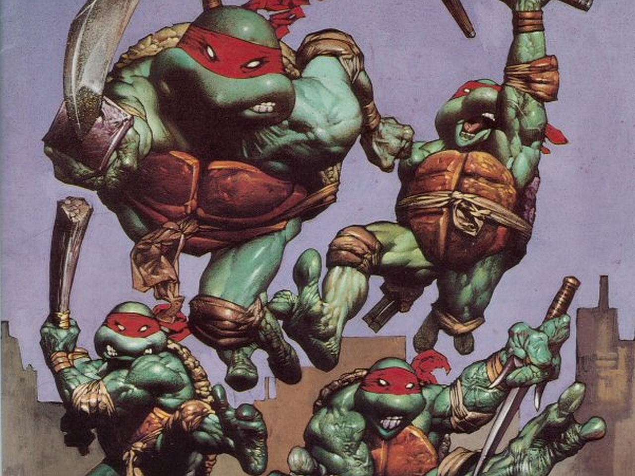 1477595 baixar papel de parede história em quadrinhos, tartarugas ninja, rafael (tmnt) - protetores de tela e imagens gratuitamente