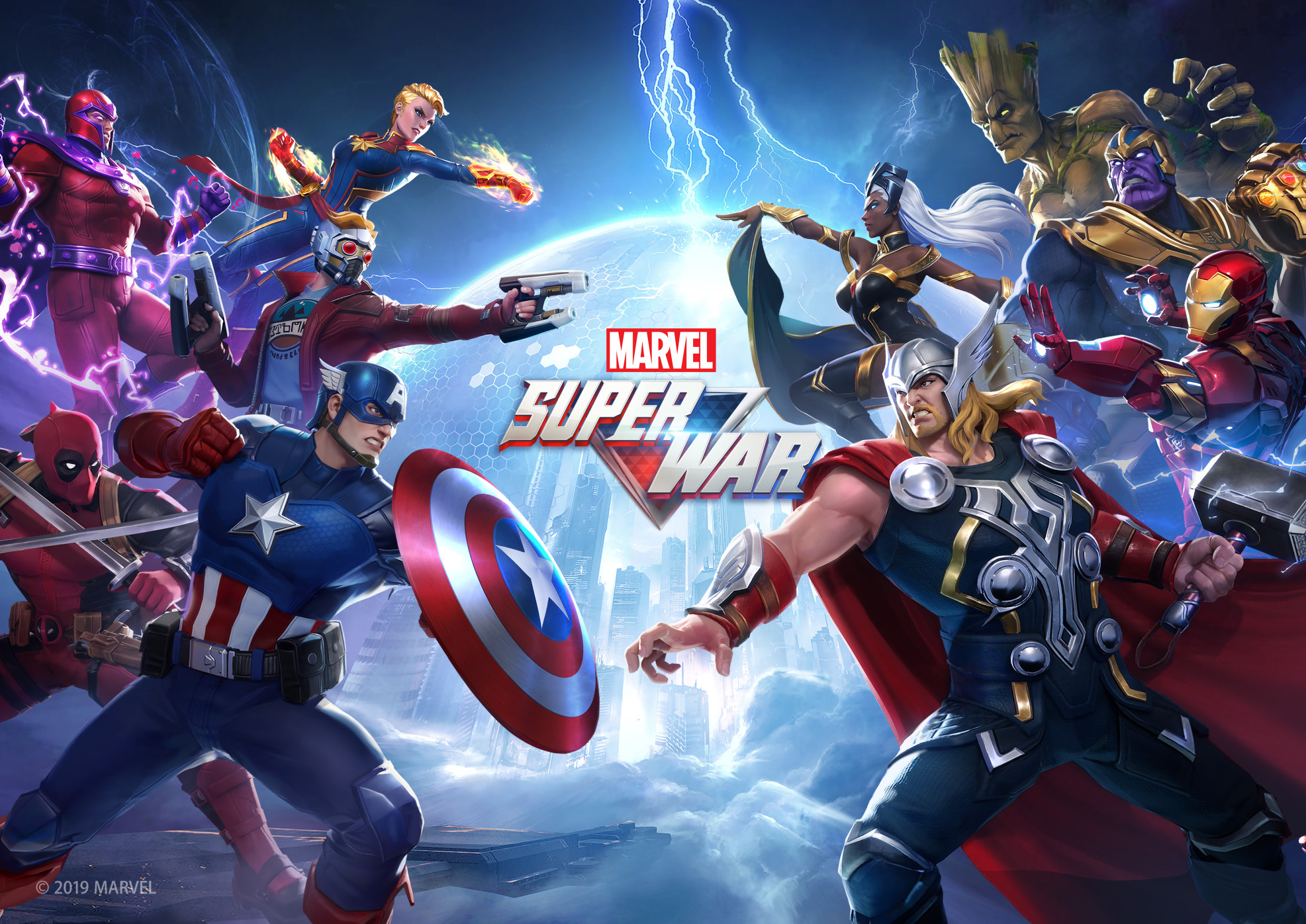 Завантажити шпалери Супервійна Marvel на телефон безкоштовно