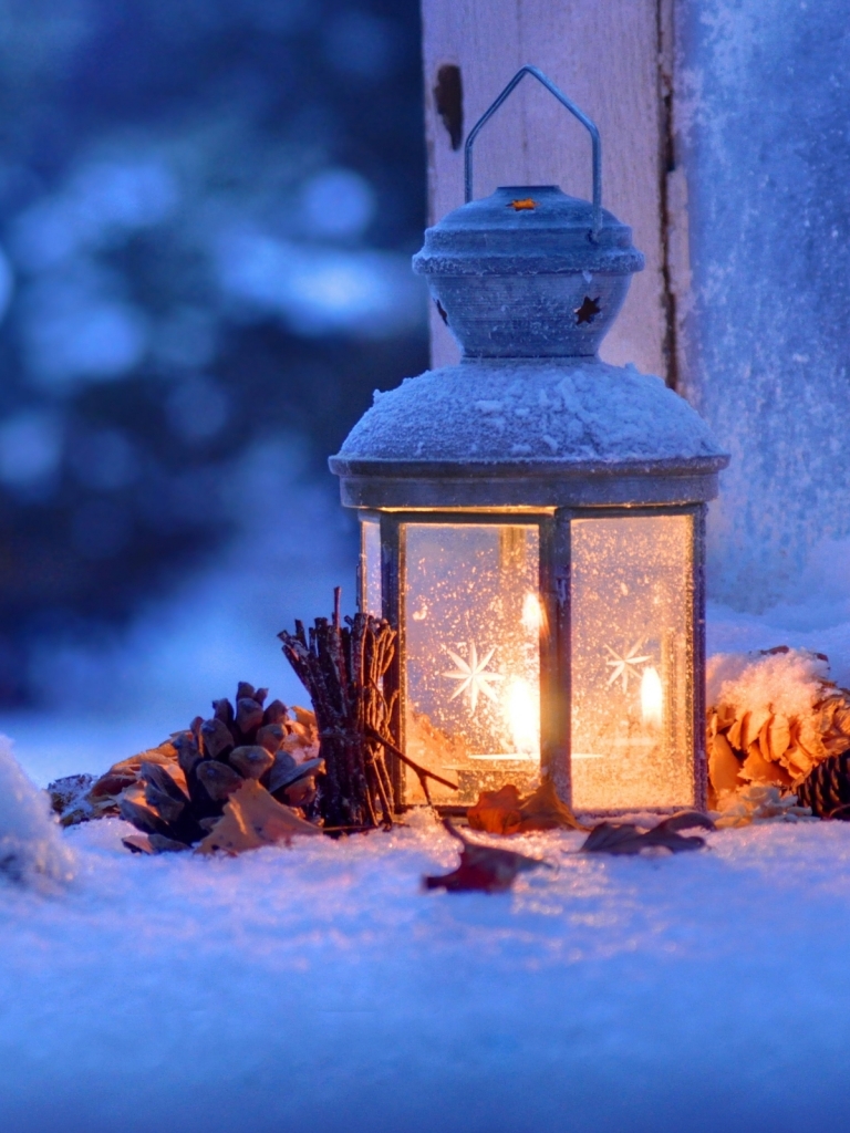 Download mobile wallpaper Christmas, Holiday, Lantern for free.