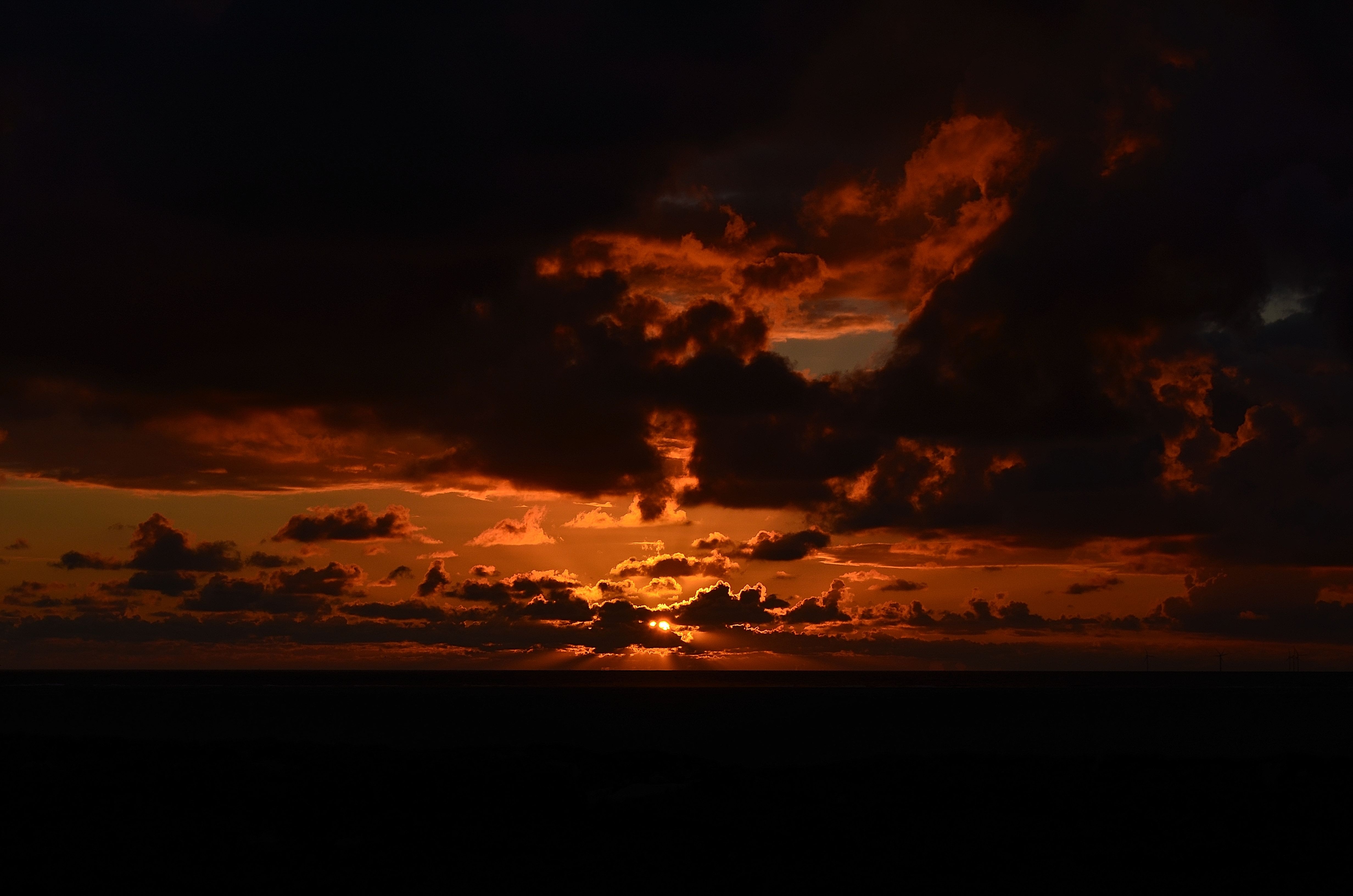 Handy-Wallpaper Horizont, Wolke, Himmel, Sonnenuntergang, Erde/natur kostenlos herunterladen.