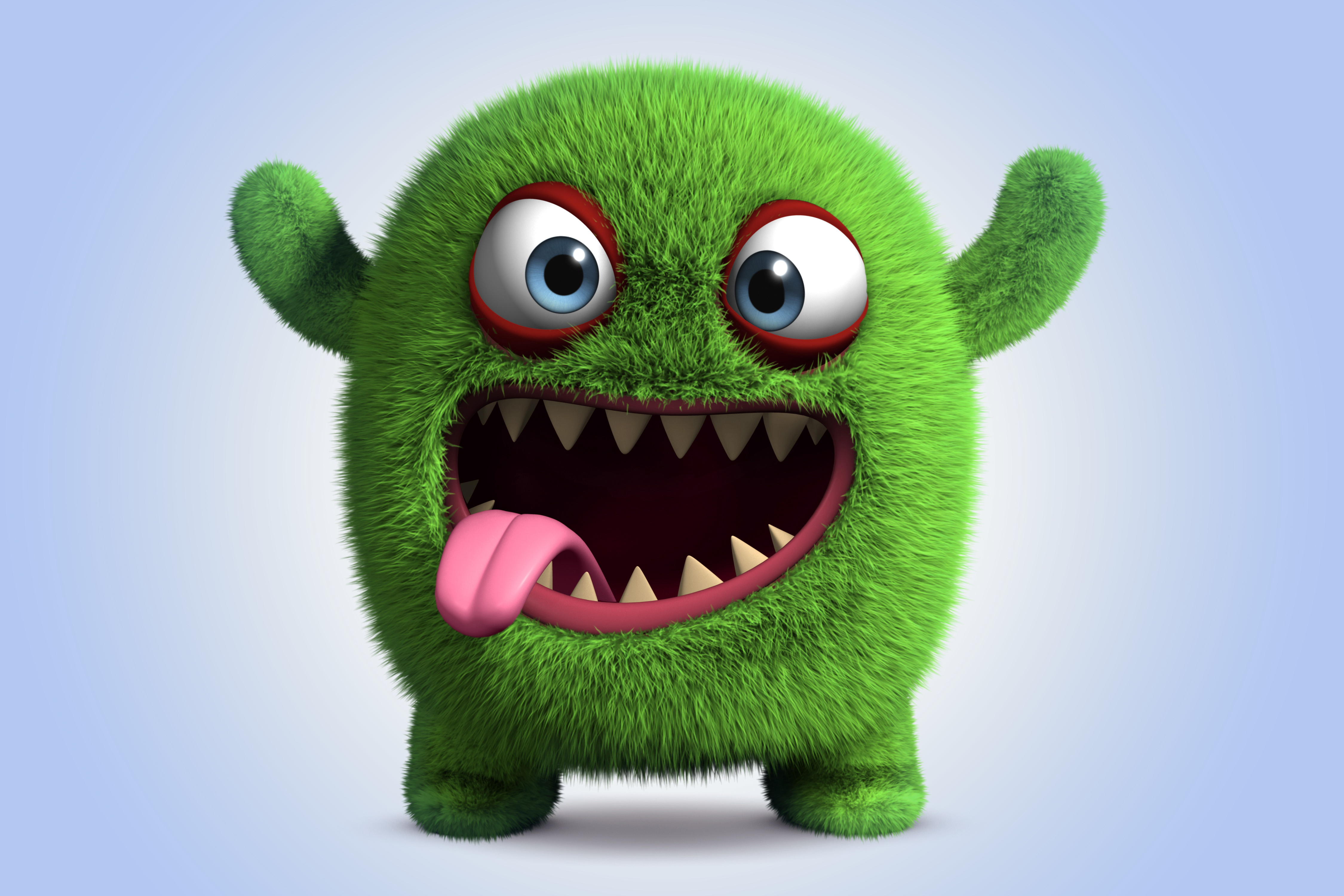Download mobile wallpaper Monster, Humor for free.