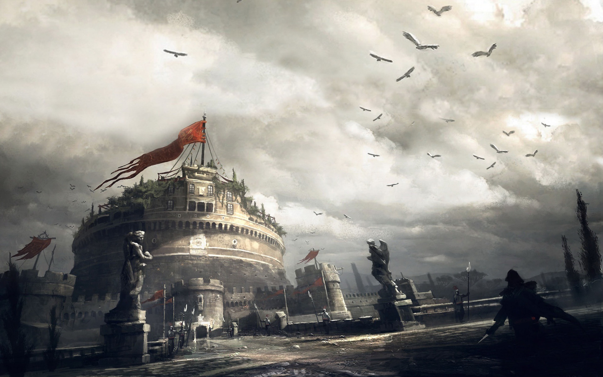 Laden Sie das Computerspiele, Assassin's Creed, Assassin's Creed Brotherhood-Bild kostenlos auf Ihren PC-Desktop herunter