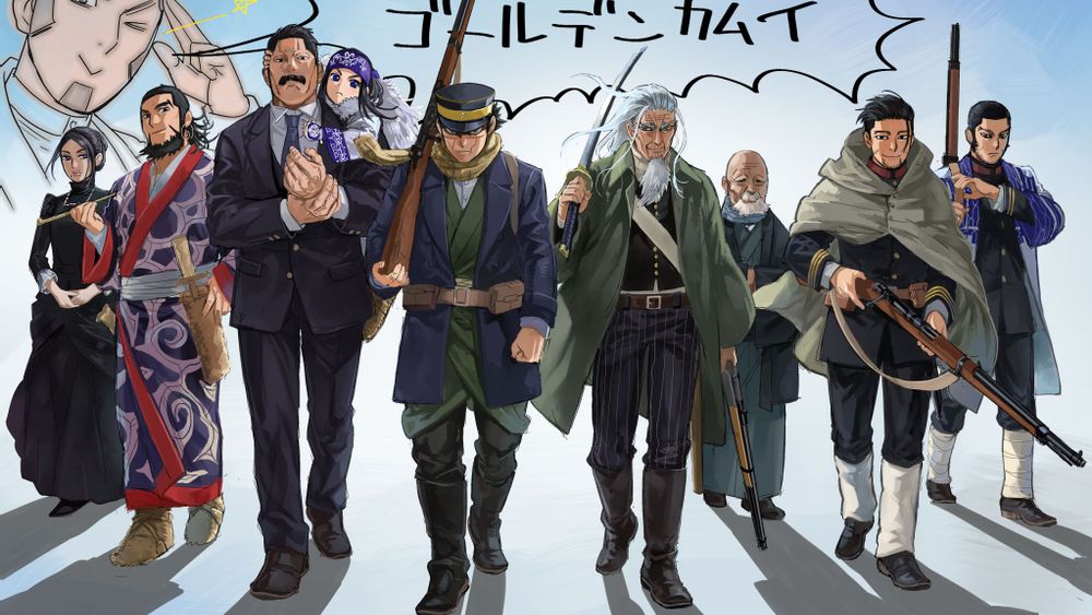 HDデスクトップ 壁紙: ゴールデンカムイ, 杉本佐一, 尾形百之助, キロランケ(ゴールデンカムイ), アニメ, アシリパ(ゴールデンカムイ ...