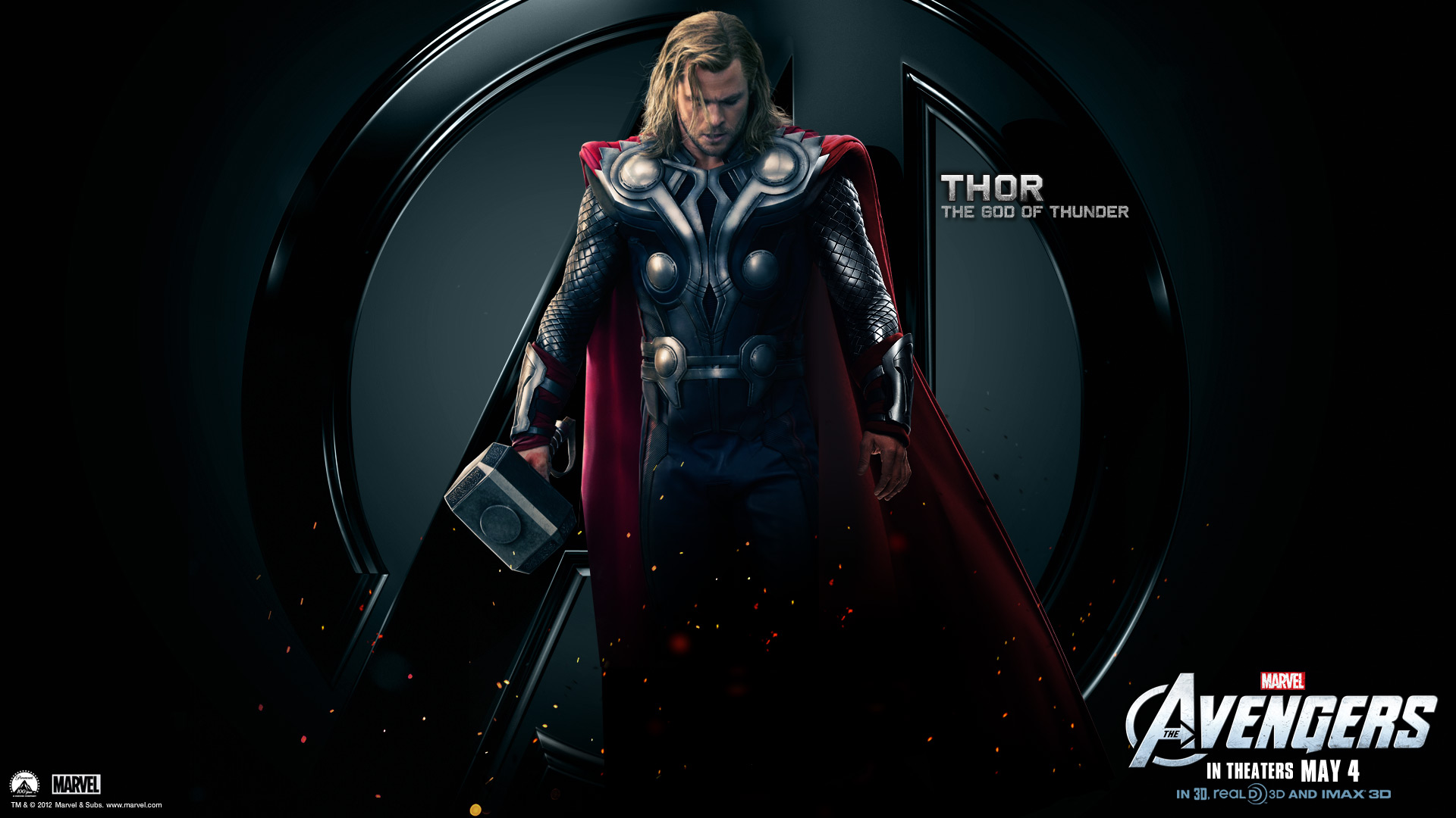 Free download wallpaper Movie, Thor, The Avengers, Chris Hemsworth on your PC desktop