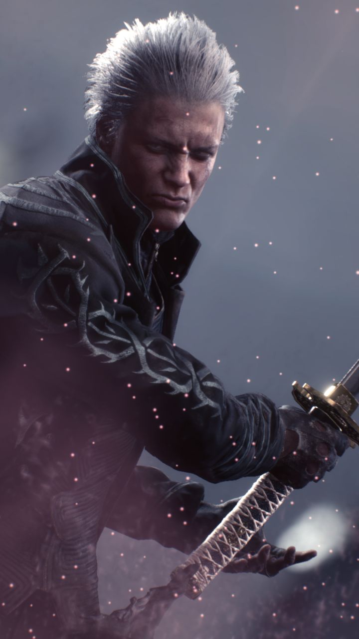 Handy-Wallpaper Devil May Cry, Computerspiele, Vergil (Devil May Cry), Devil May Cry 5 kostenlos herunterladen.
