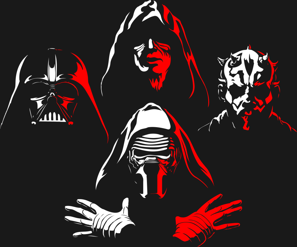 Handy-Wallpaper Darth Vader, Science Fiction, Krieg Der Sterne, Darth Maul, Darth Sidious, Sith (Star Wars), Kaiser Palpatine, Kylo Ren kostenlos herunterladen.