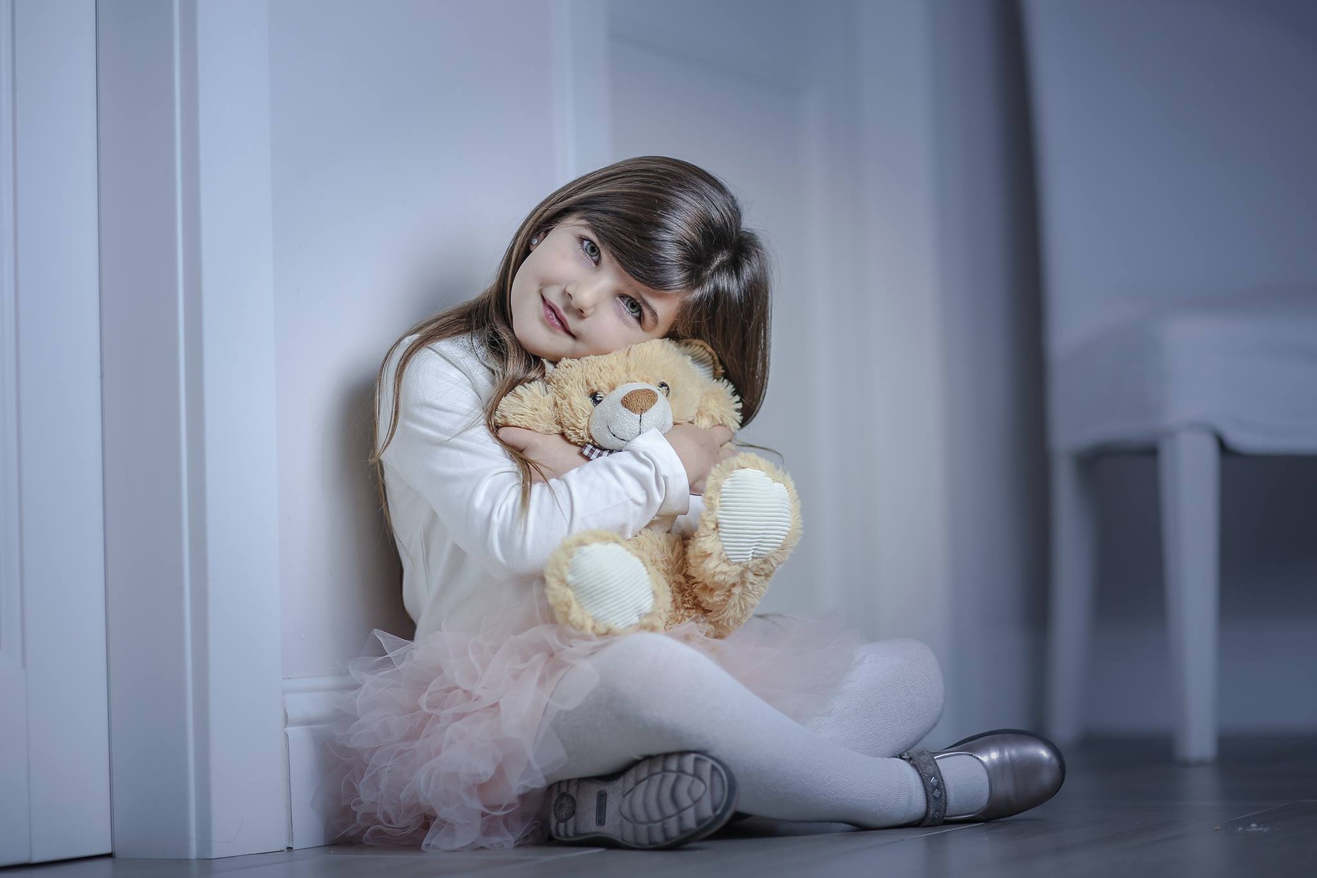 Download mobile wallpaper Teddy Bear, Toy, Mood, Child, Photography for free.