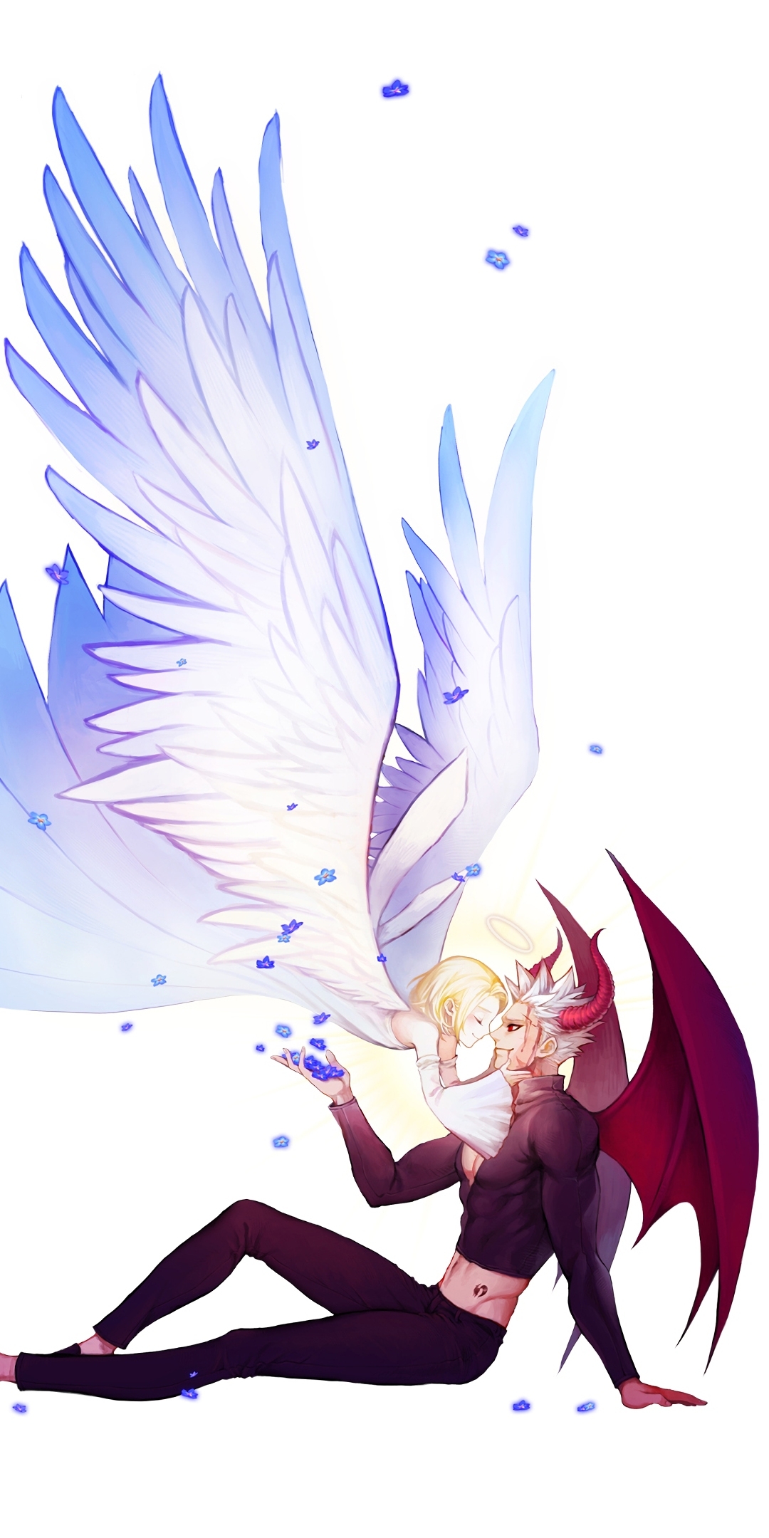 Download mobile wallpaper Anime, Wings, The Seven Deadly Sins, Ban (The Seven Deadly Sins), Elaine (The Seven Deadly Sins) for free.