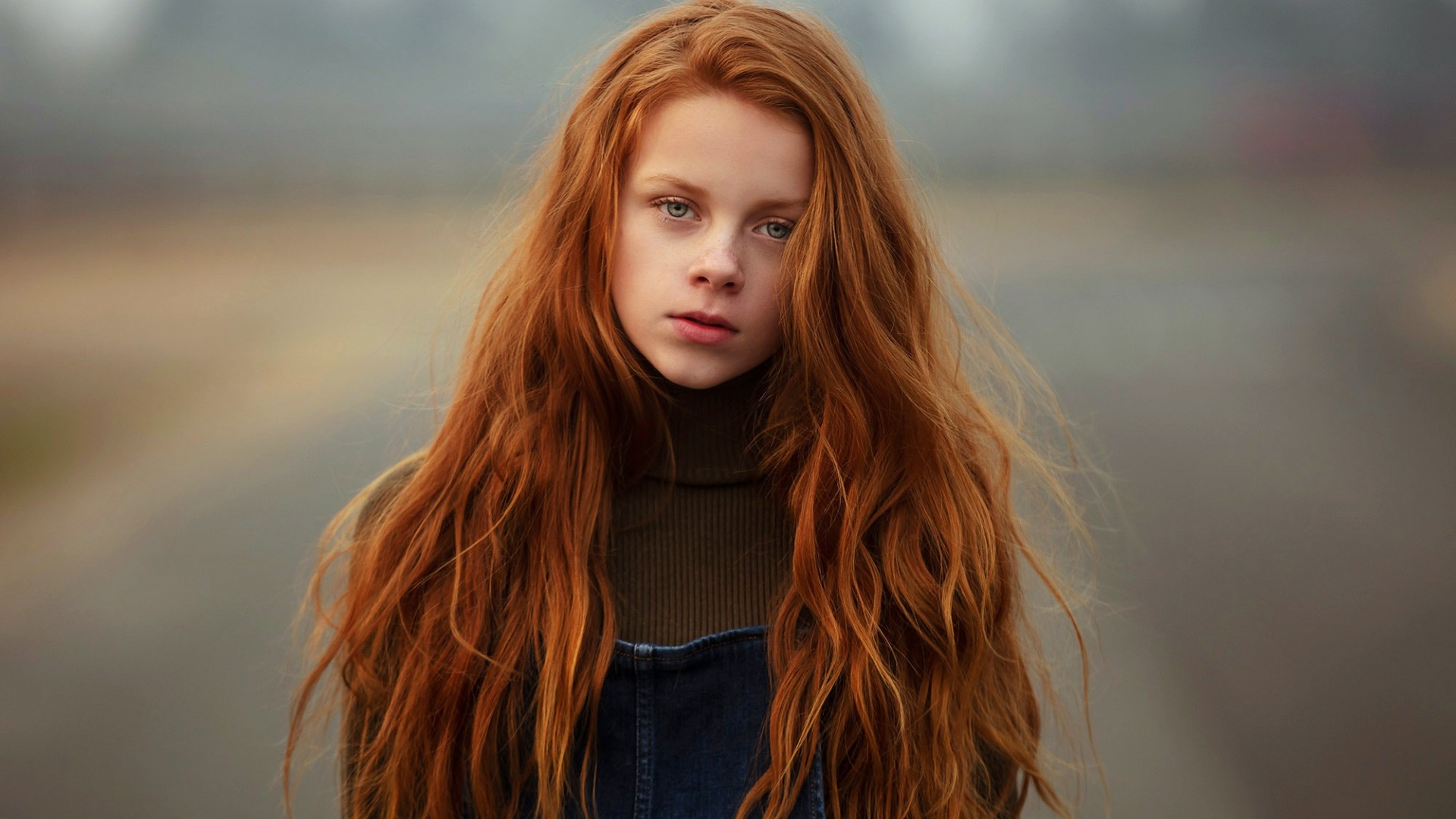 Free download wallpaper Redhead, Child, Photography, Long Hair, Depth Of Field on your PC desktop