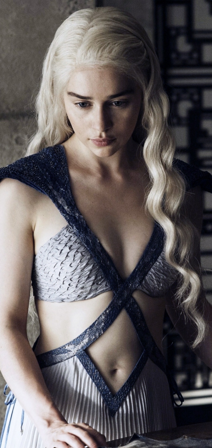 Download mobile wallpaper Game Of Thrones, Tv Show, Daenerys Targaryen, Emilia Clarke for free.