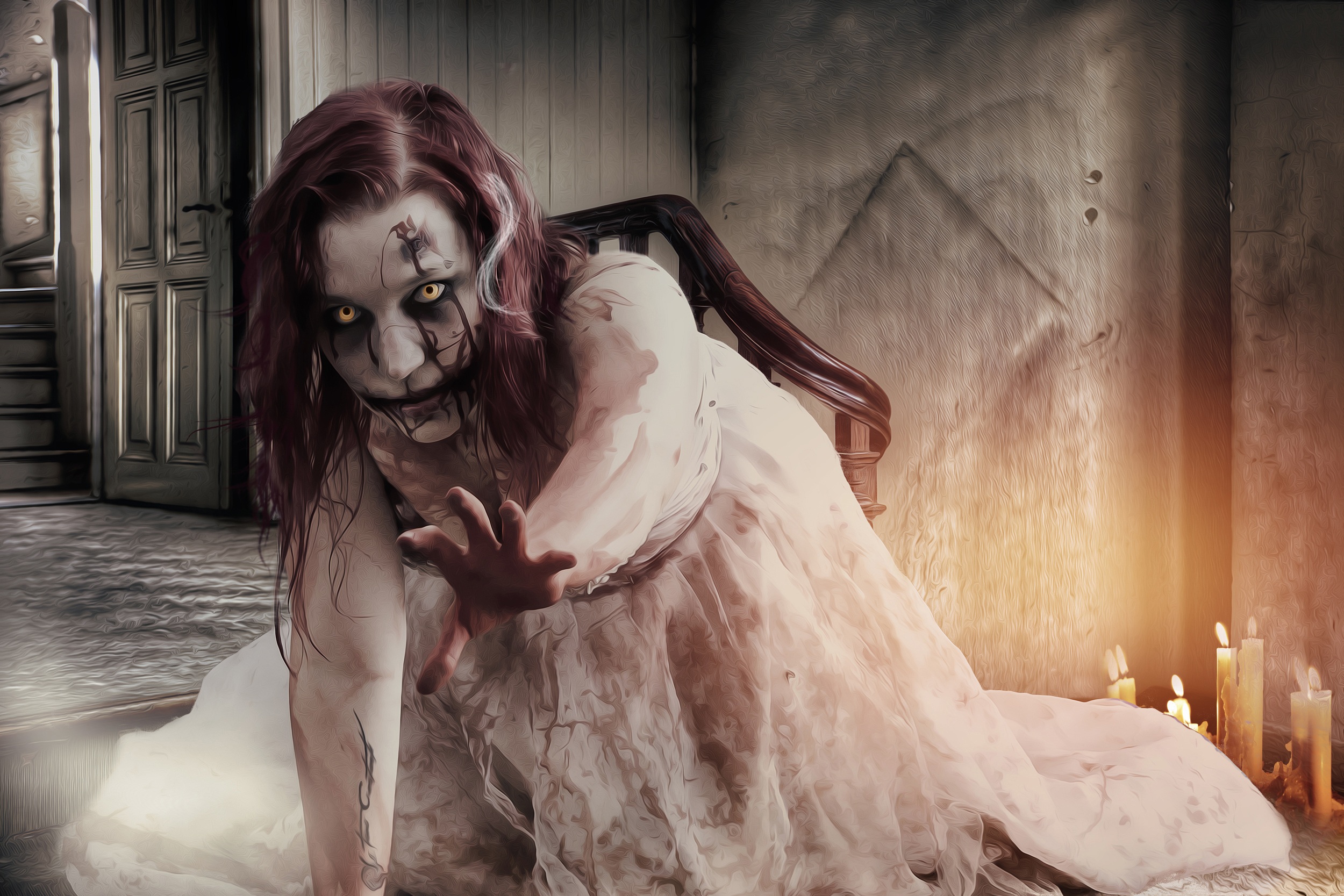 Free download wallpaper Dark, Zombie on your PC desktop