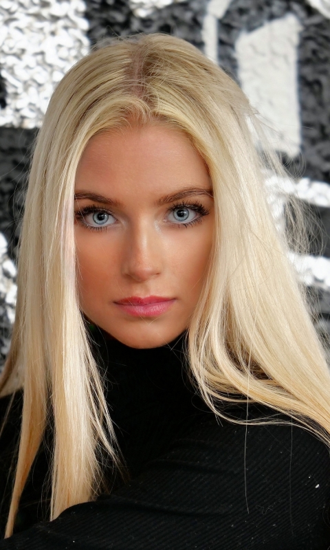 Handy-Wallpaper Blond, Modell, Frauen, Blaue Augen, Blondinen kostenlos herunterladen.