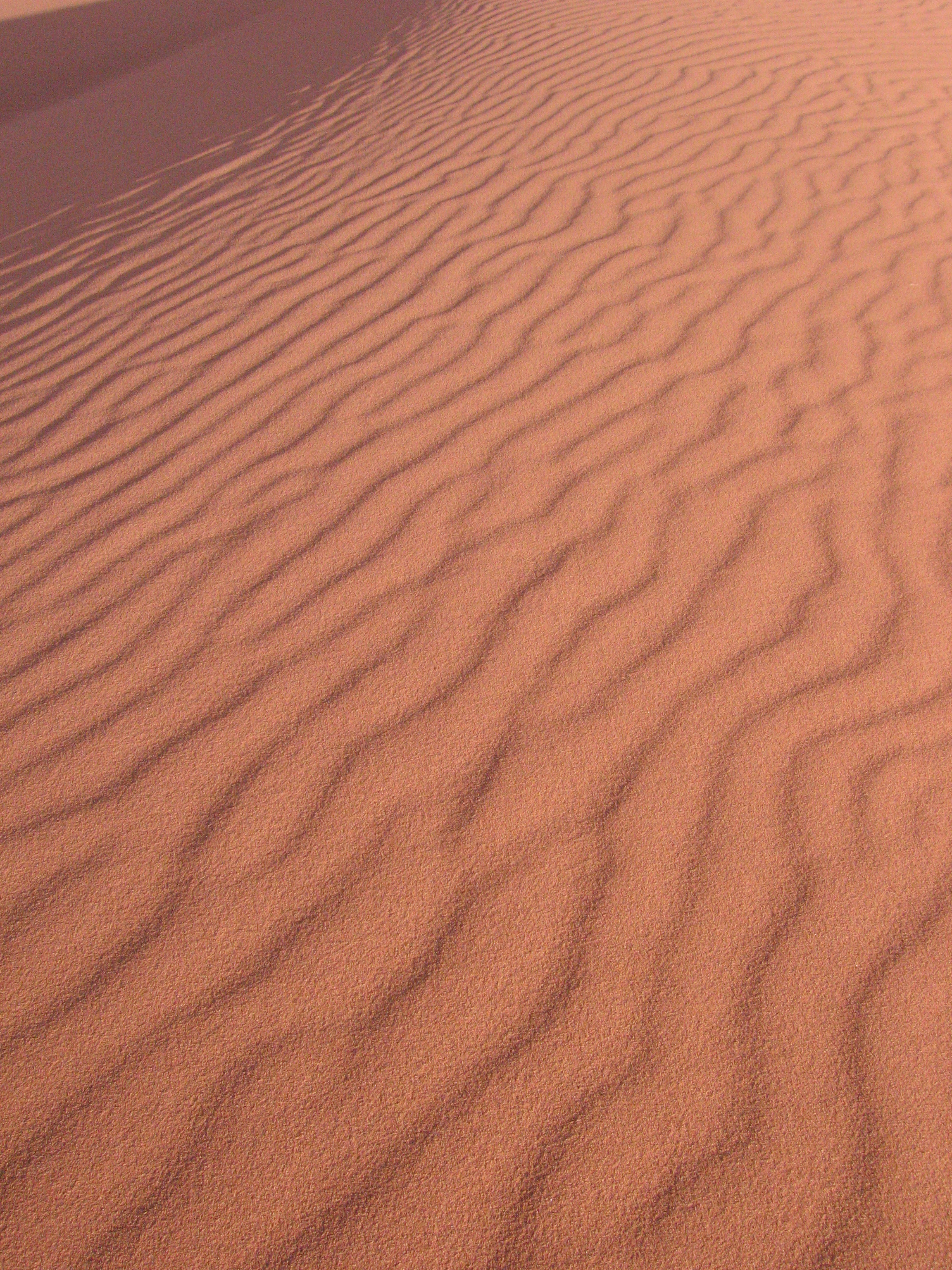 Download mobile wallpaper Sand, Waves, Surface, Nature, Desert for free.