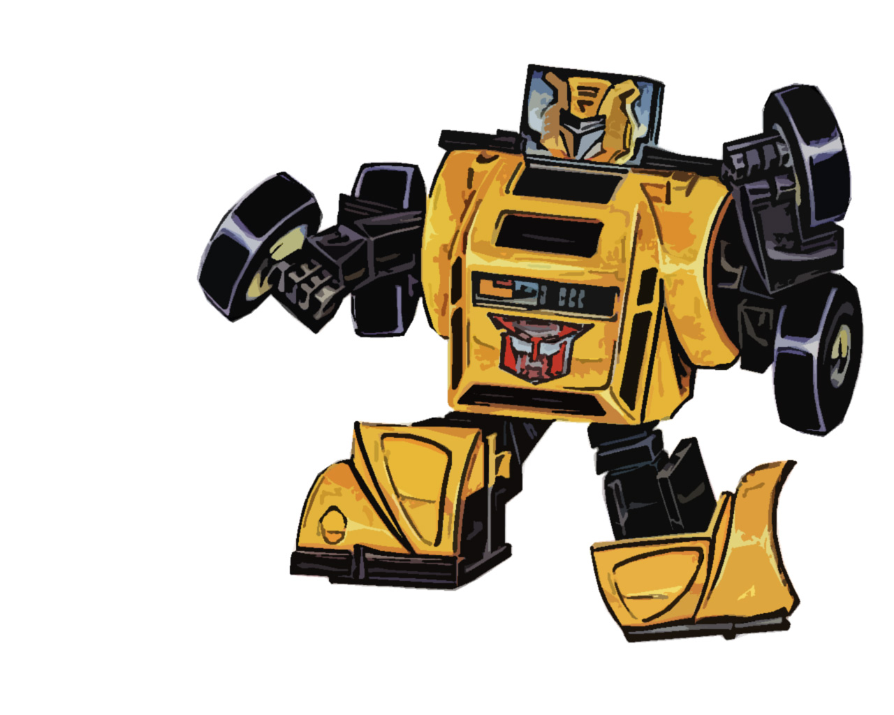 Baixar papel de parede para celular de Transformadores, História Em Quadrinhos, Bumblebee (Transformers) gratuito.