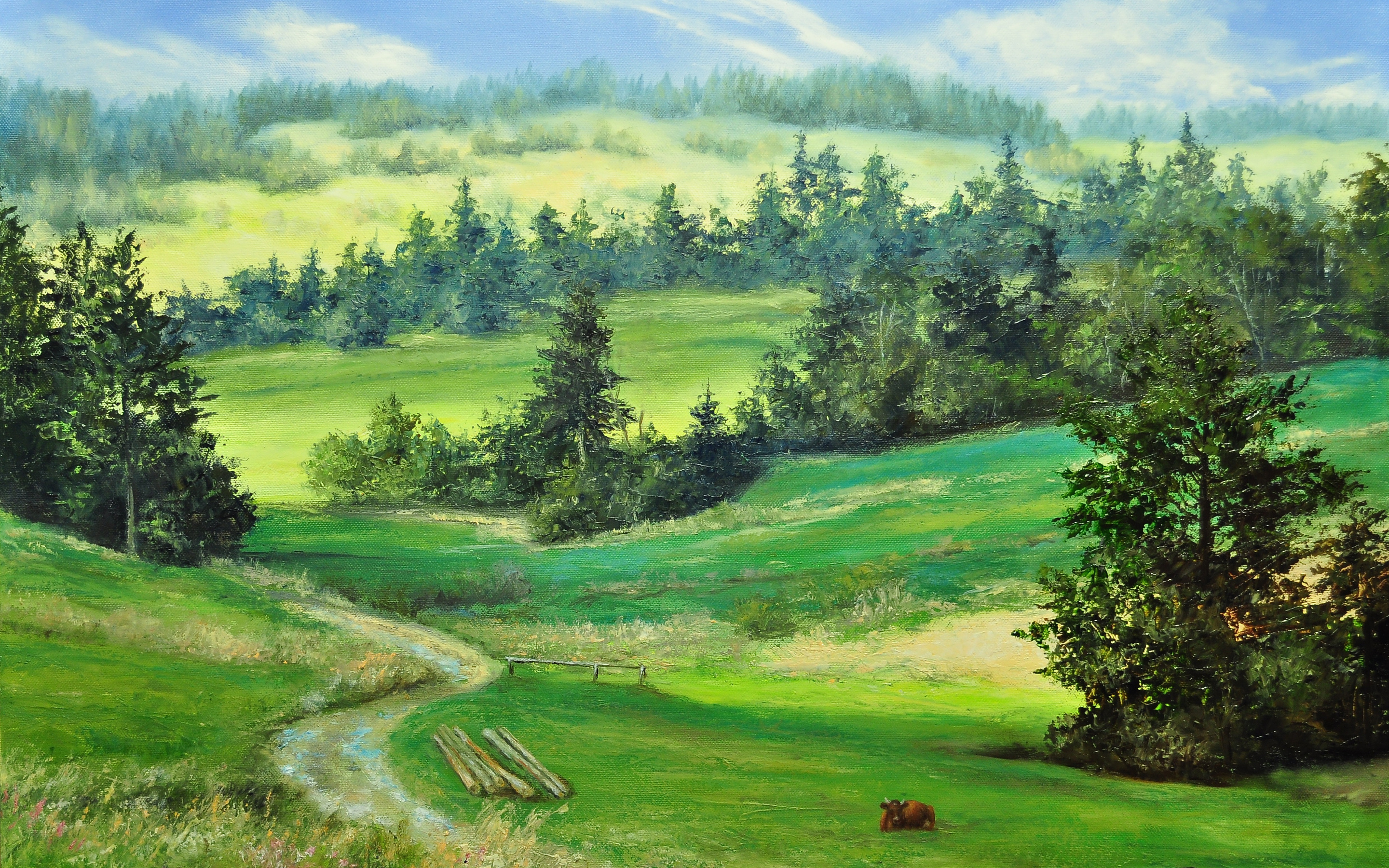 Free download wallpaper Landscape, Artistic on your PC desktop