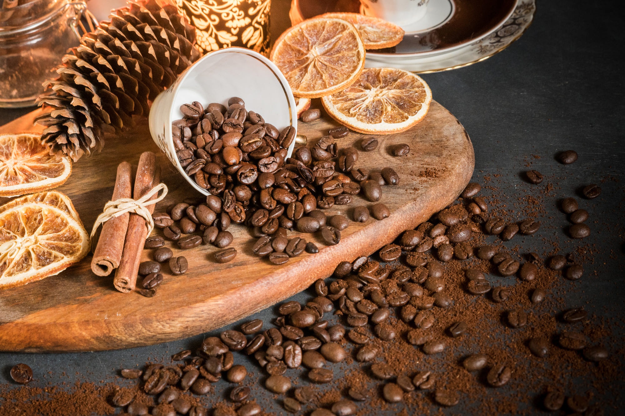 Baixe gratuitamente a imagem Comida, Café, Natureza Morta, Grãos De Café na área de trabalho do seu PC