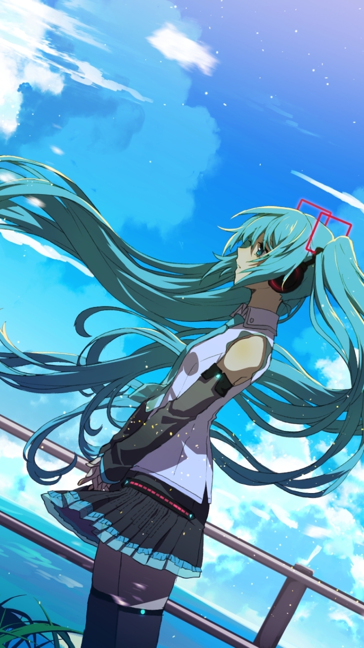 Handy-Wallpaper Vocaloid, Hatsune Miku, Animes kostenlos herunterladen.